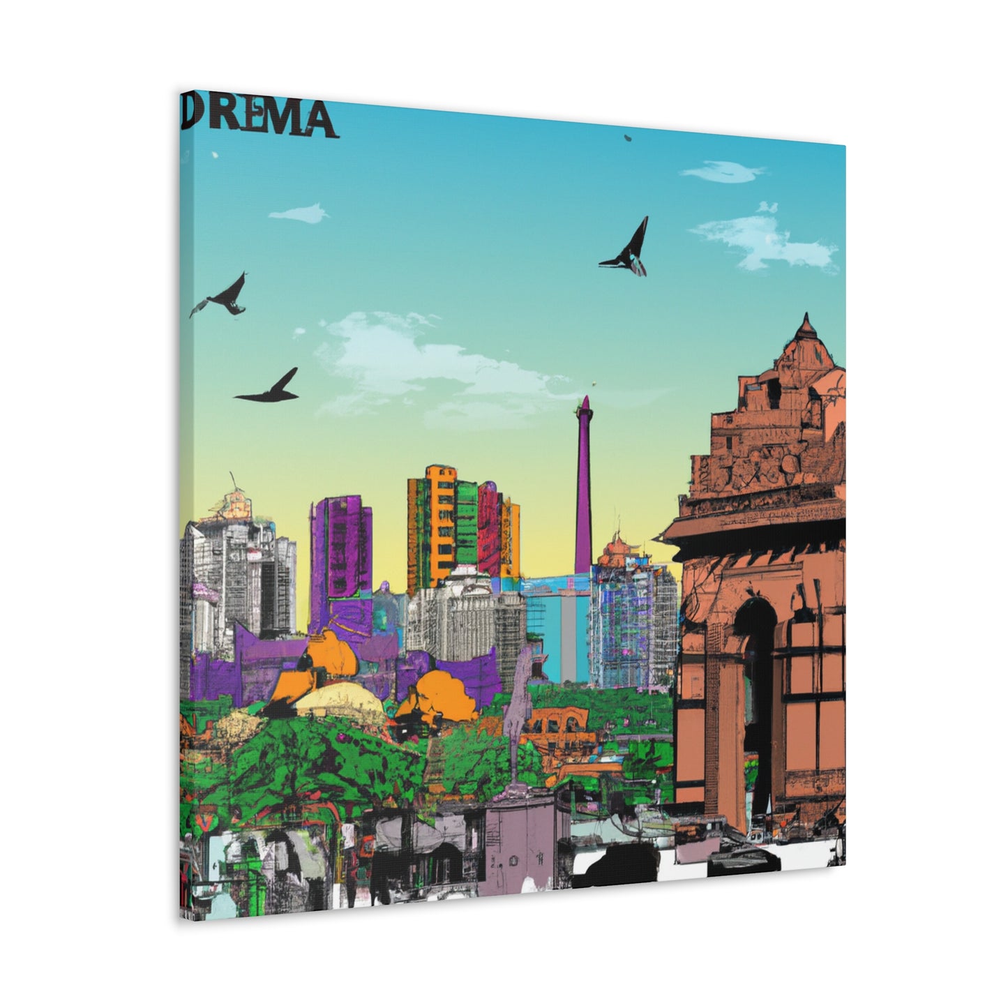 Pashmir Mountain - Destination India - Canvas