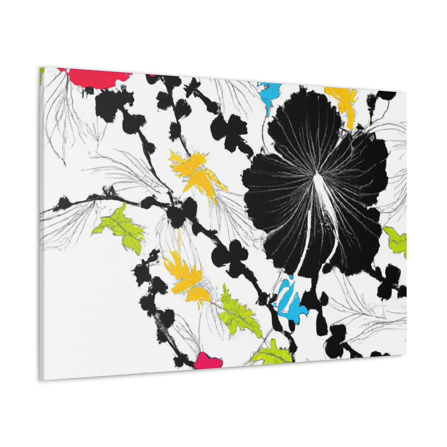 Periwinkle Petals - Floral - Canvas