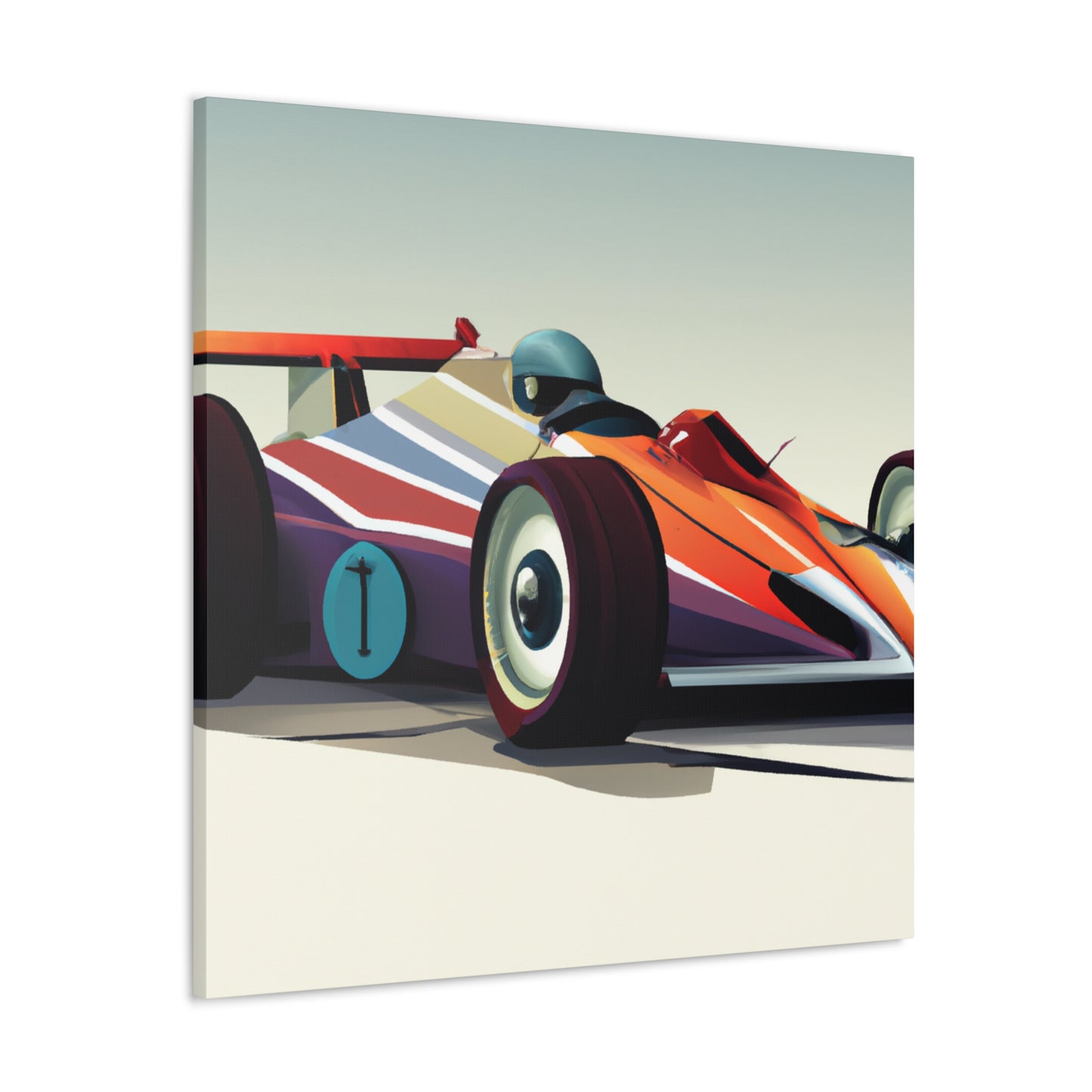 Hot Rodder Thunder - Automobile - Canvas