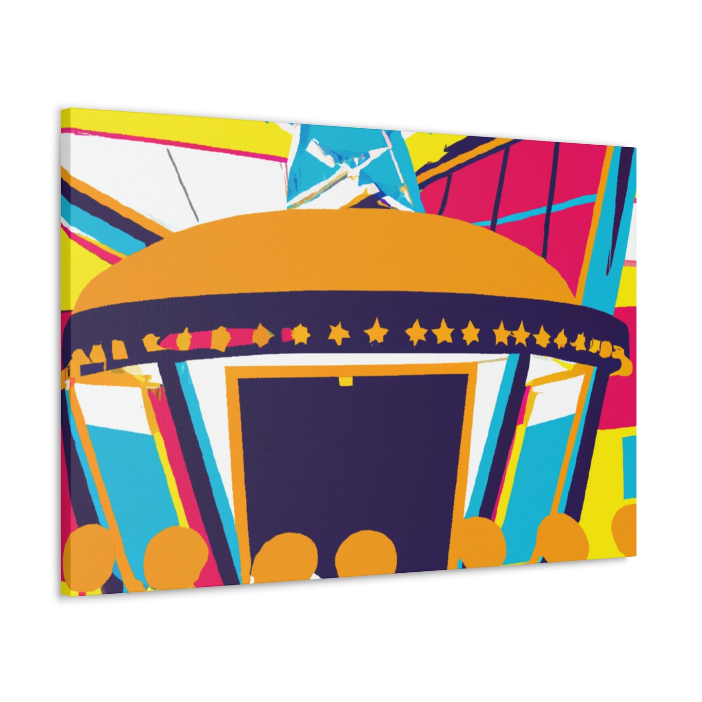 Rock-O-Rama Roller Rink - Canvas Pop Art