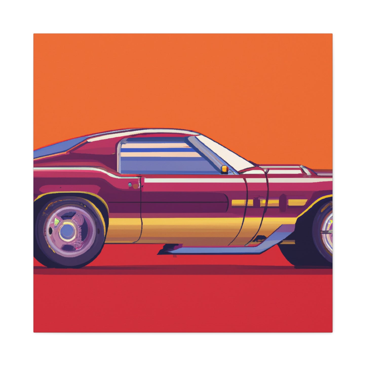 Blastoff Bronco - Automobile - Canvas