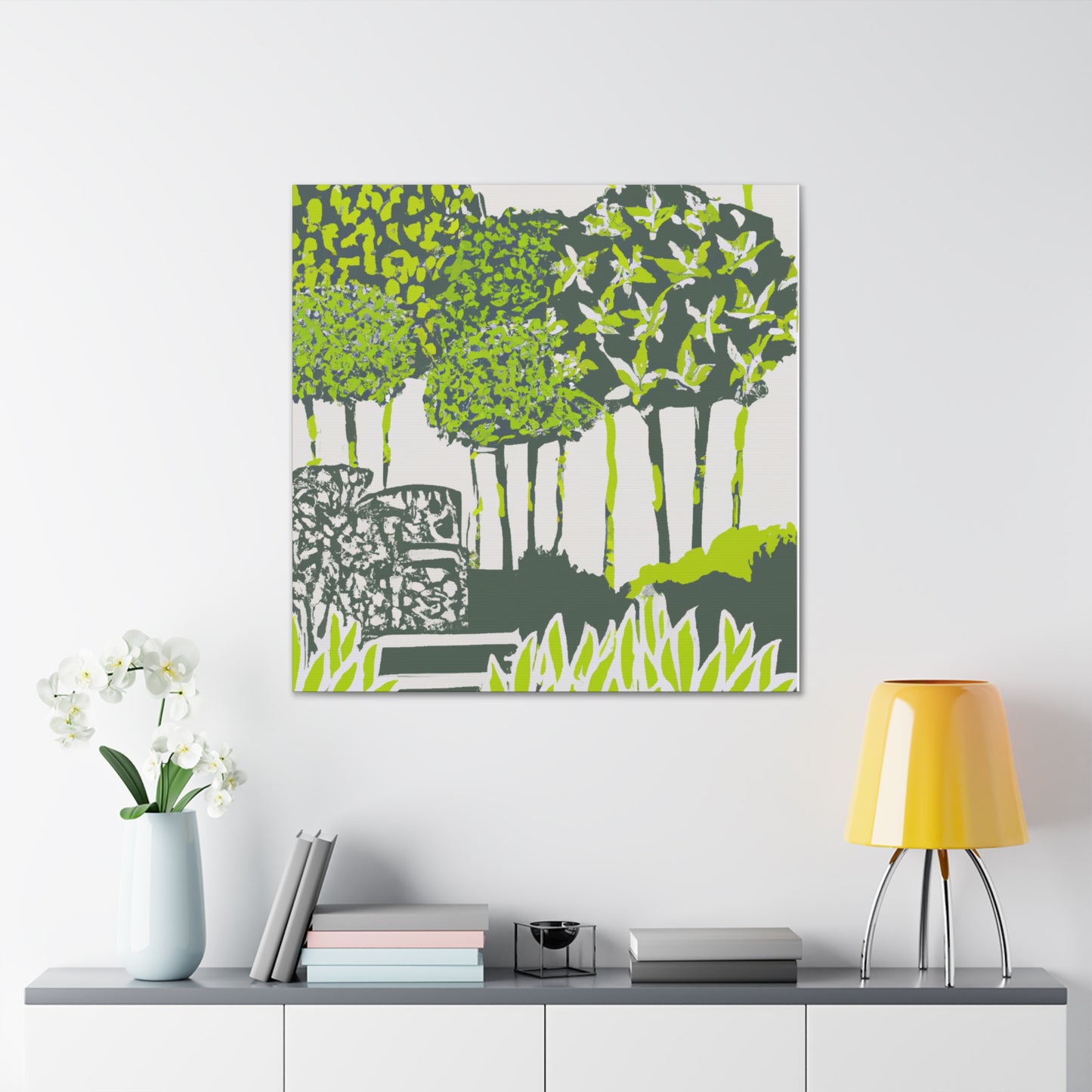 Bloomtopia Landscape - Canvas