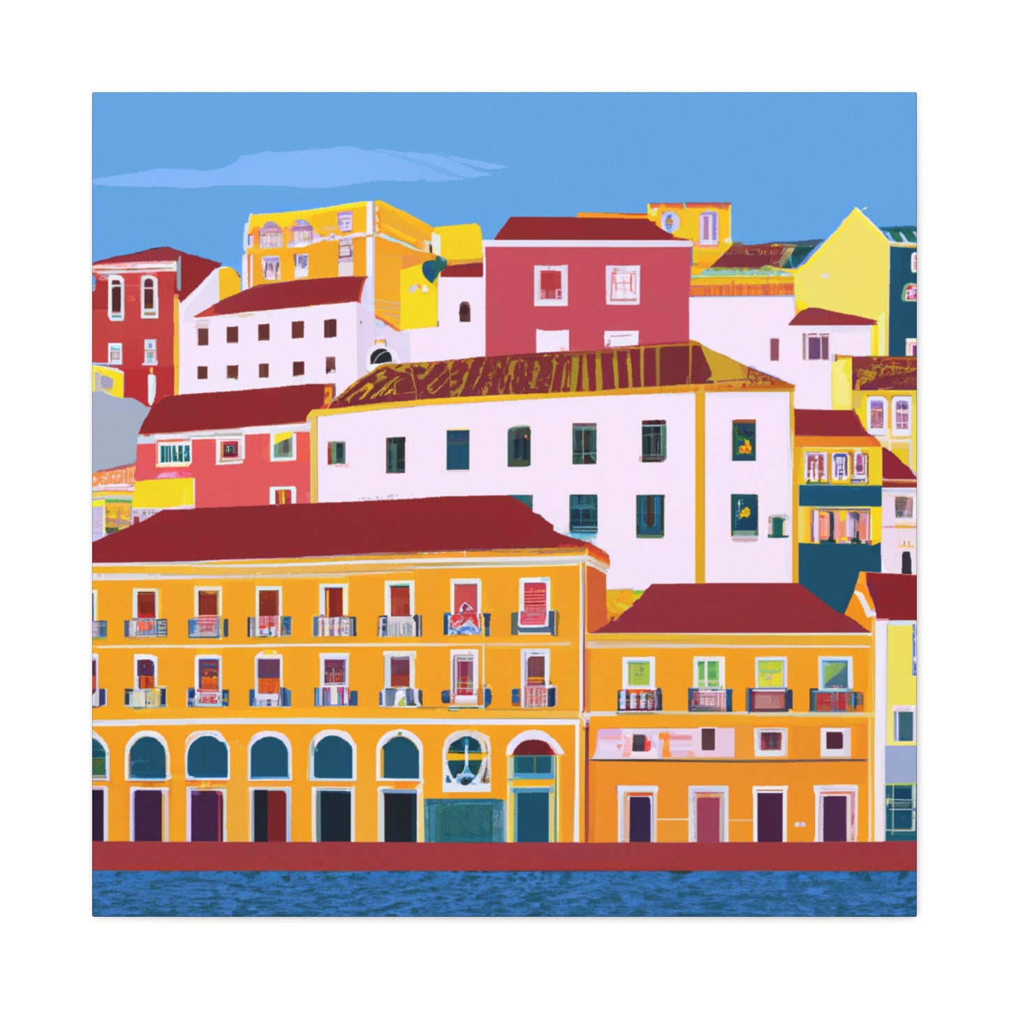 Vibrant Vista - Destination Portugal - Canvas
