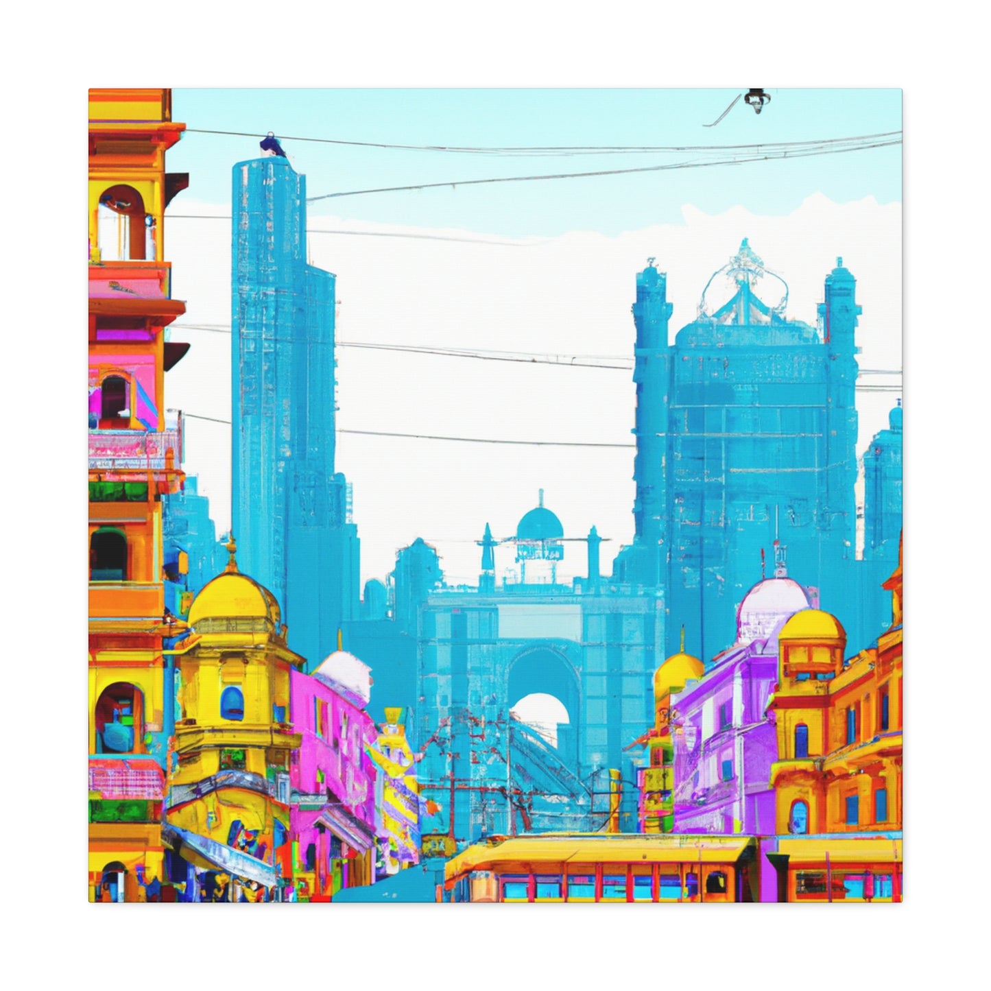 Vibrant Visions - Destination India - Canvas