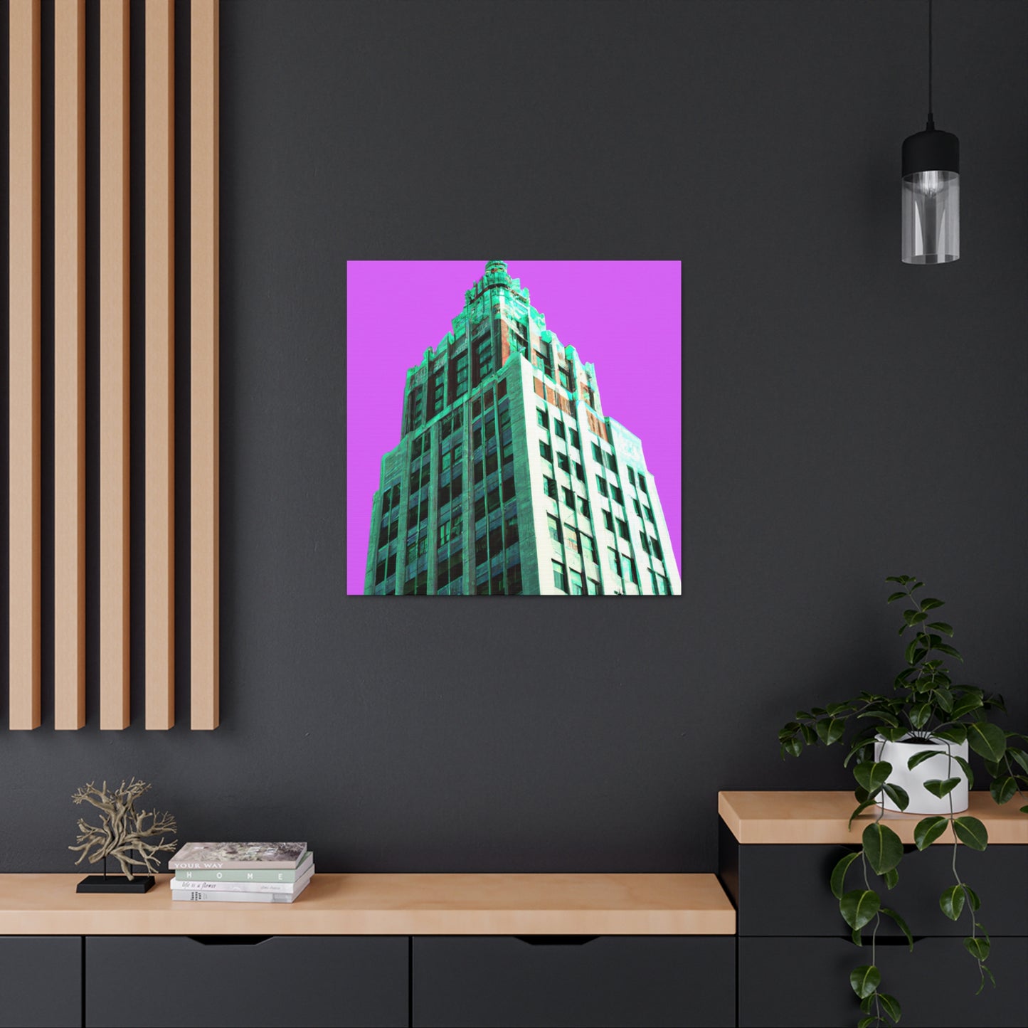 The Prism Palace: A Modern Twist on Art Deco Architecture - Canvas