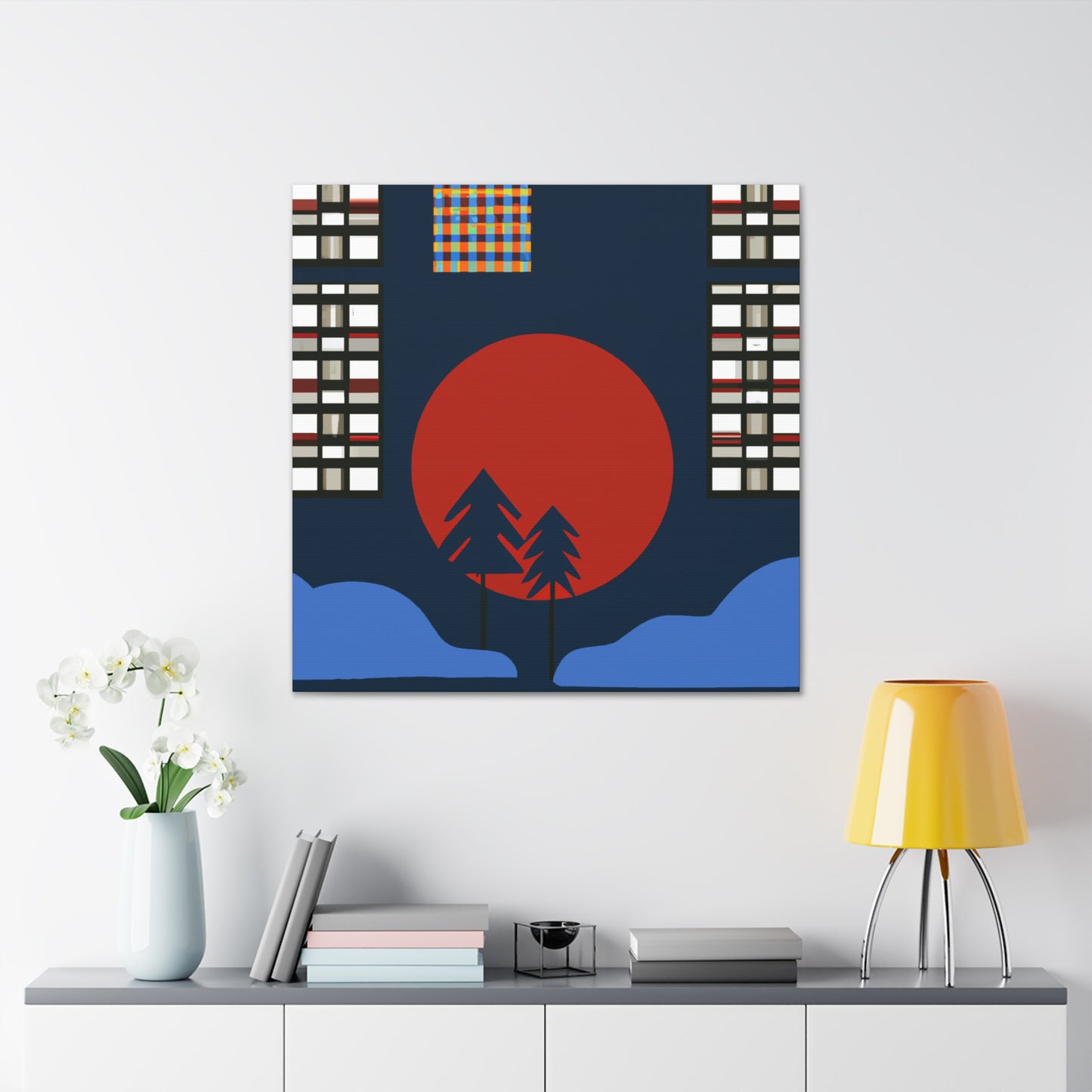 Inspired Recurrence - Midcentury - Canvas