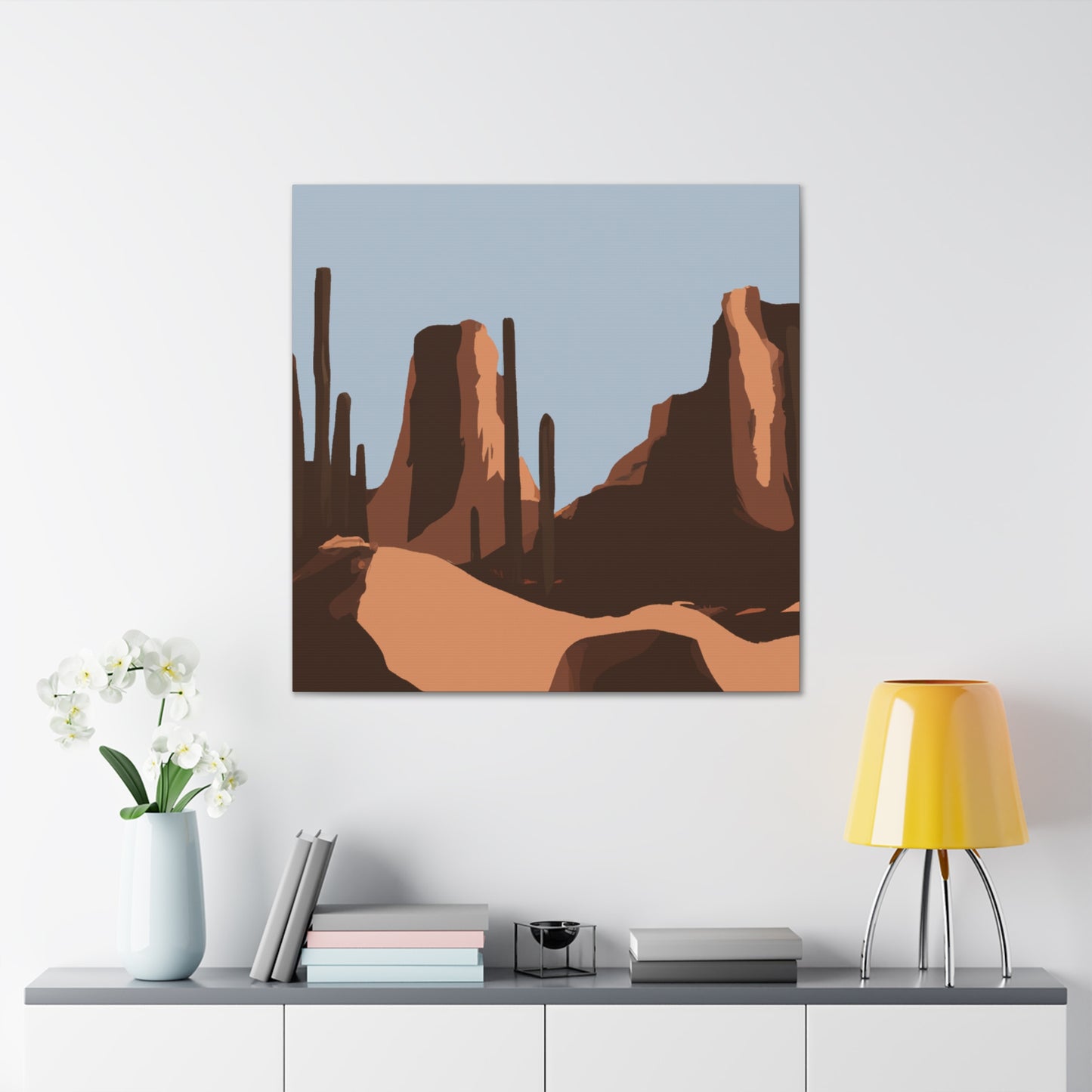 Prickly Oasis - Landscape - Canvas