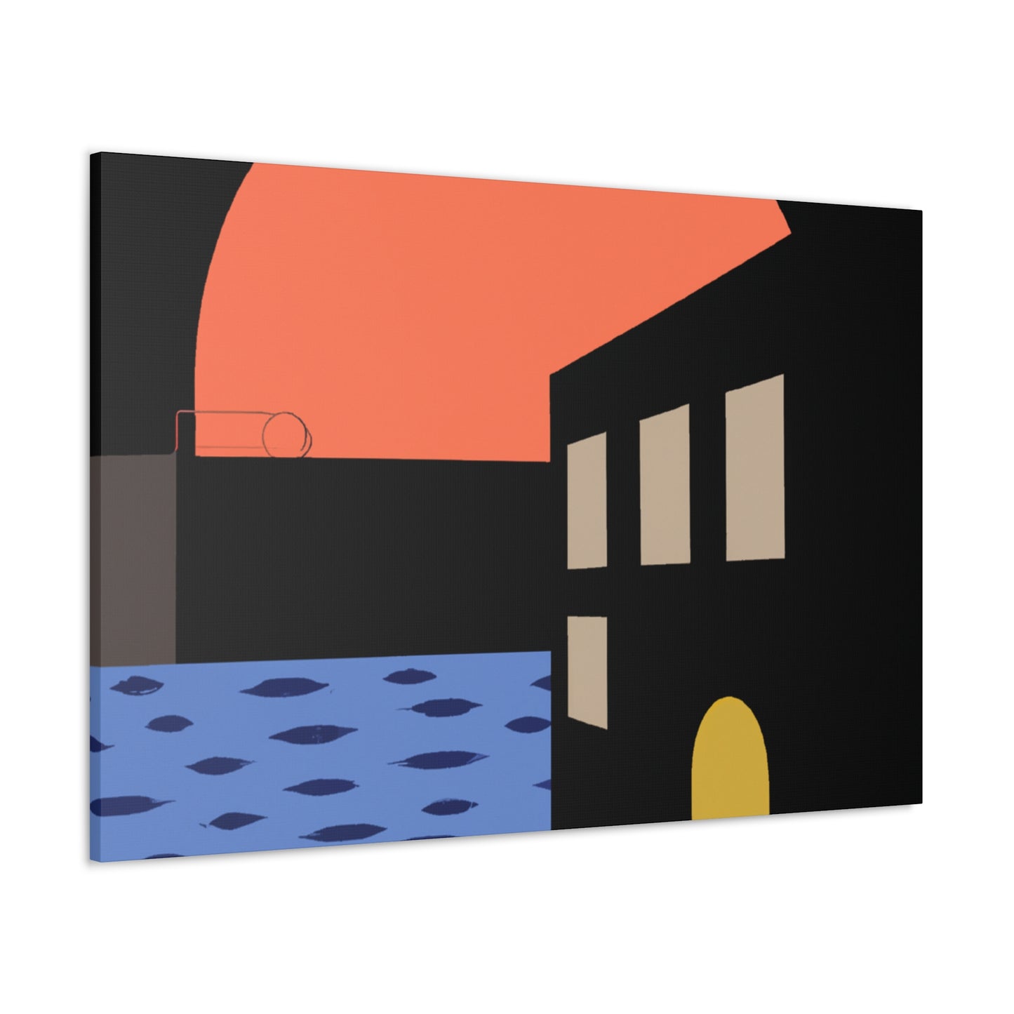 Street Walk - Midcentury Canvas