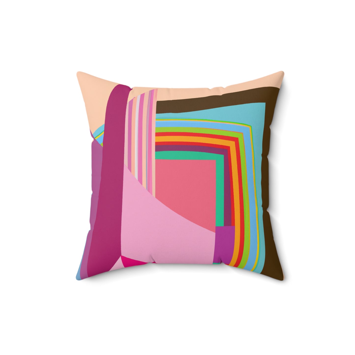 Spun Polyester Square Pillow