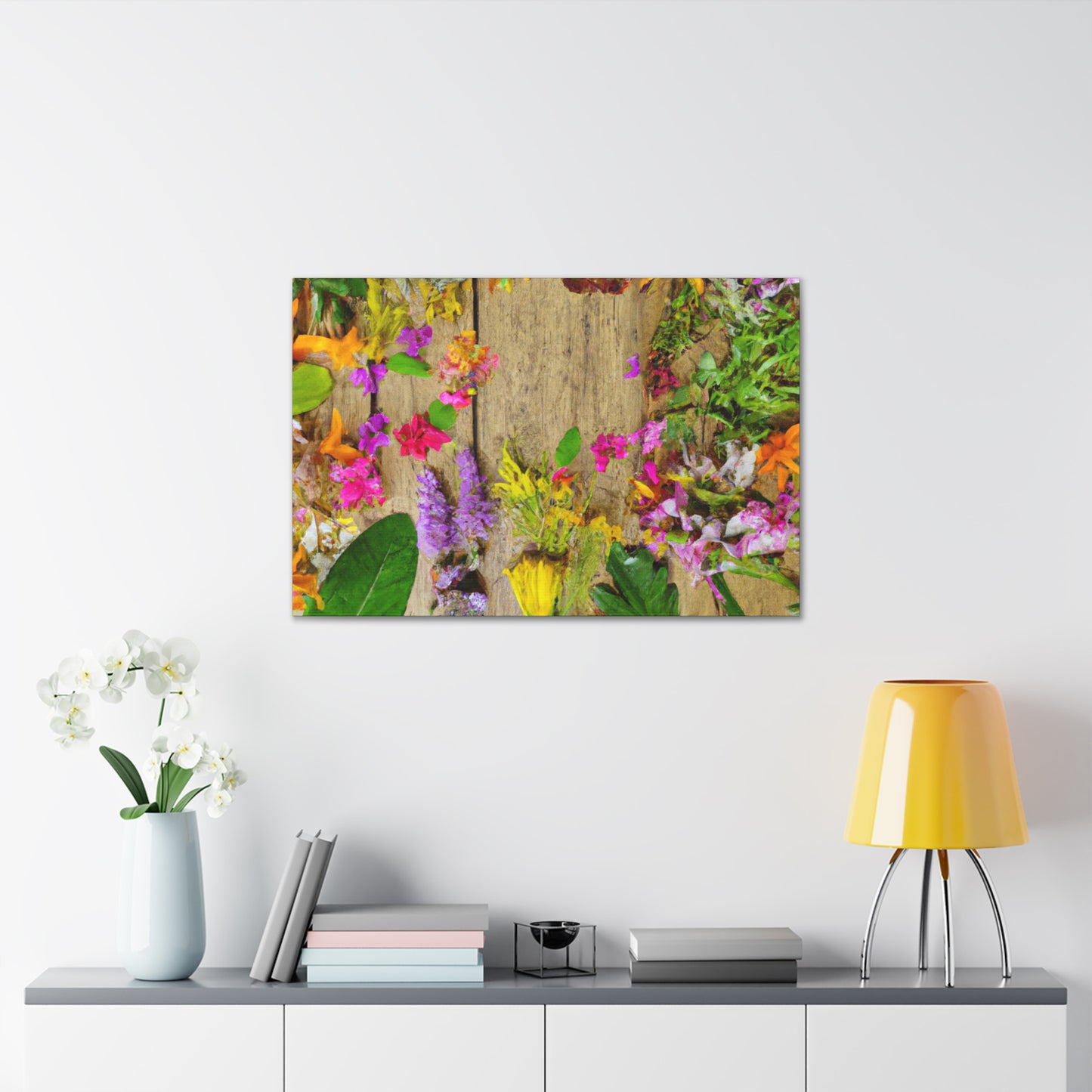 "Butterfly Blooms" - Canvas - Floral