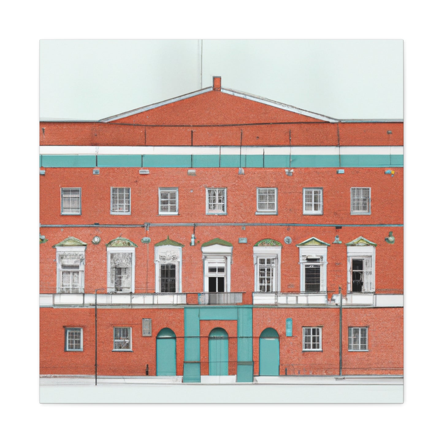 Evanmorella Hardscouth - Canvas - Architectural