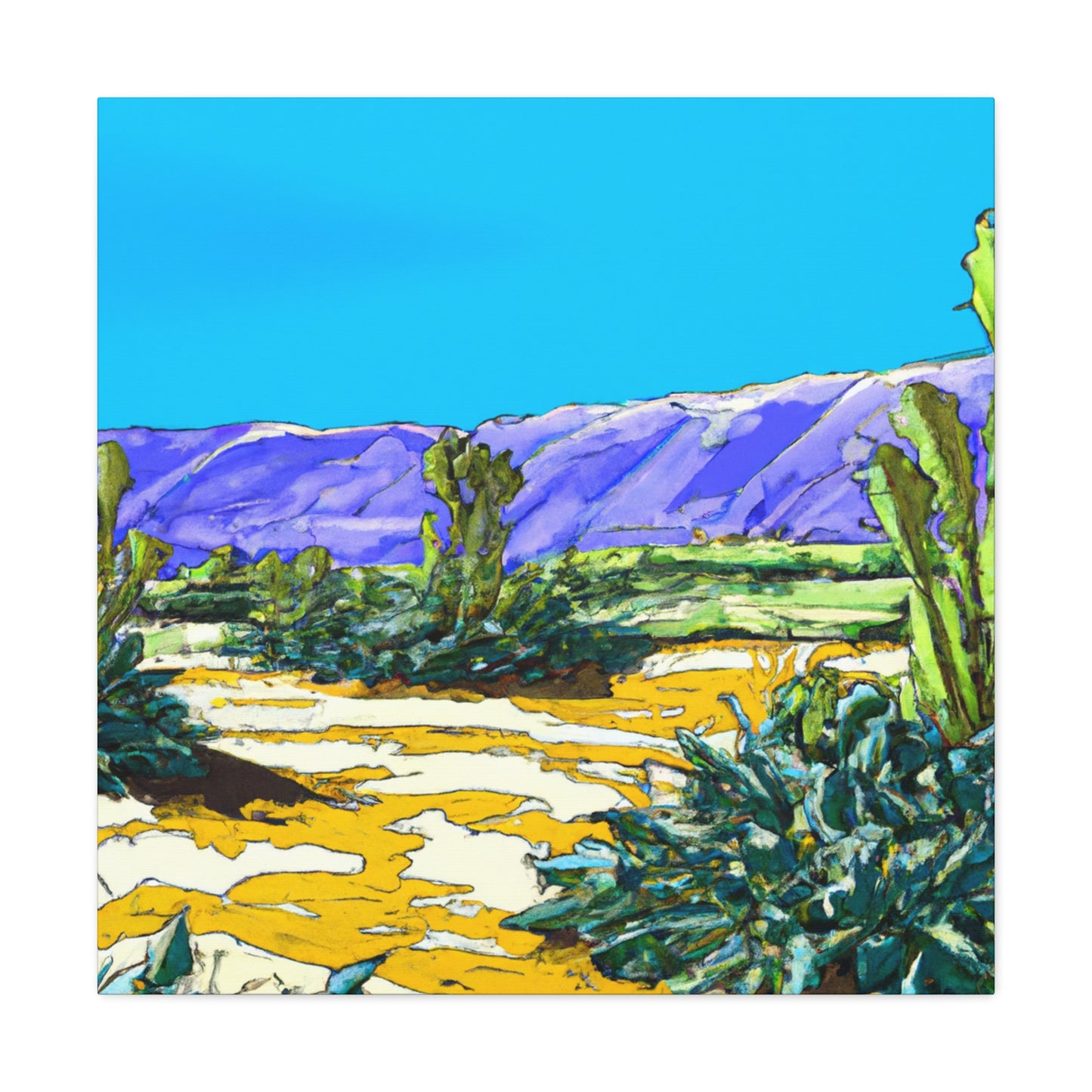 Sunburnt Horizon - Landscape - Canvas - Desert