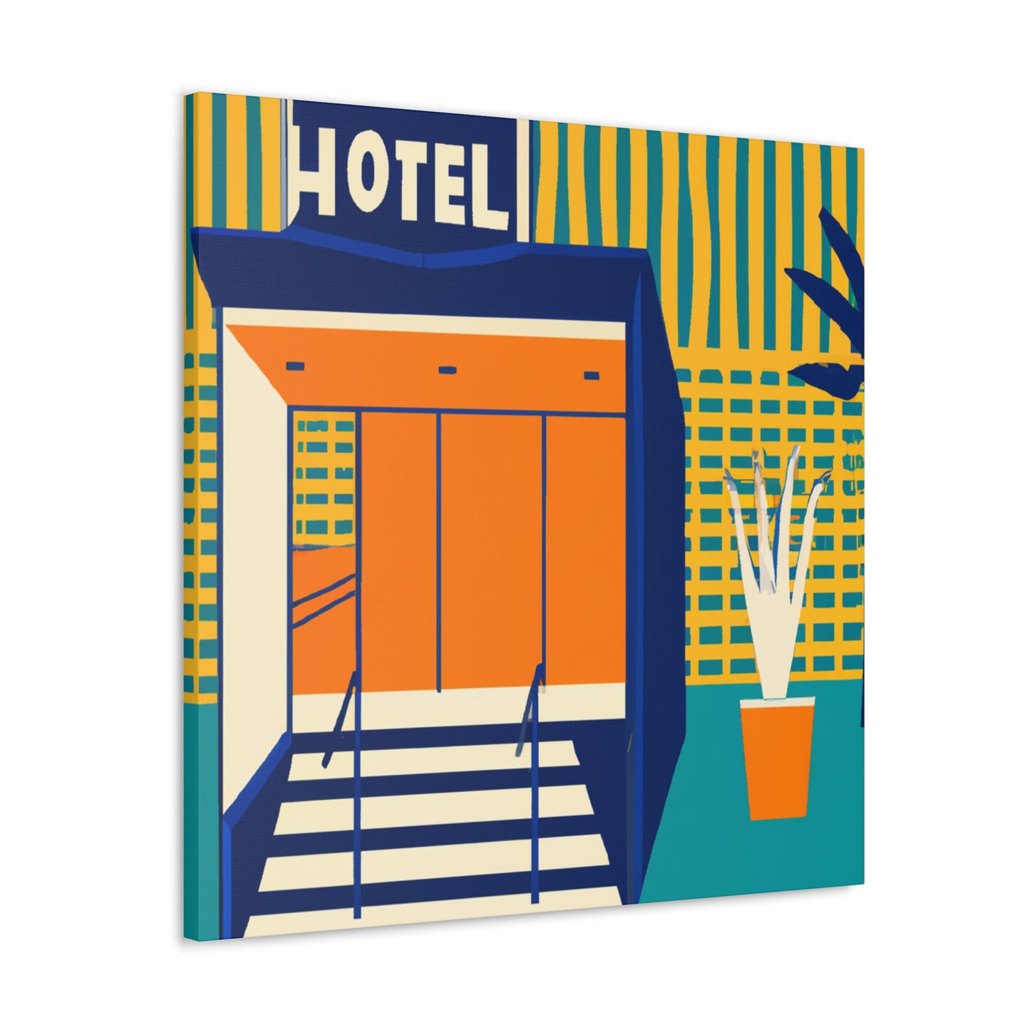 "Dazzle- Midcentury" - Canvas