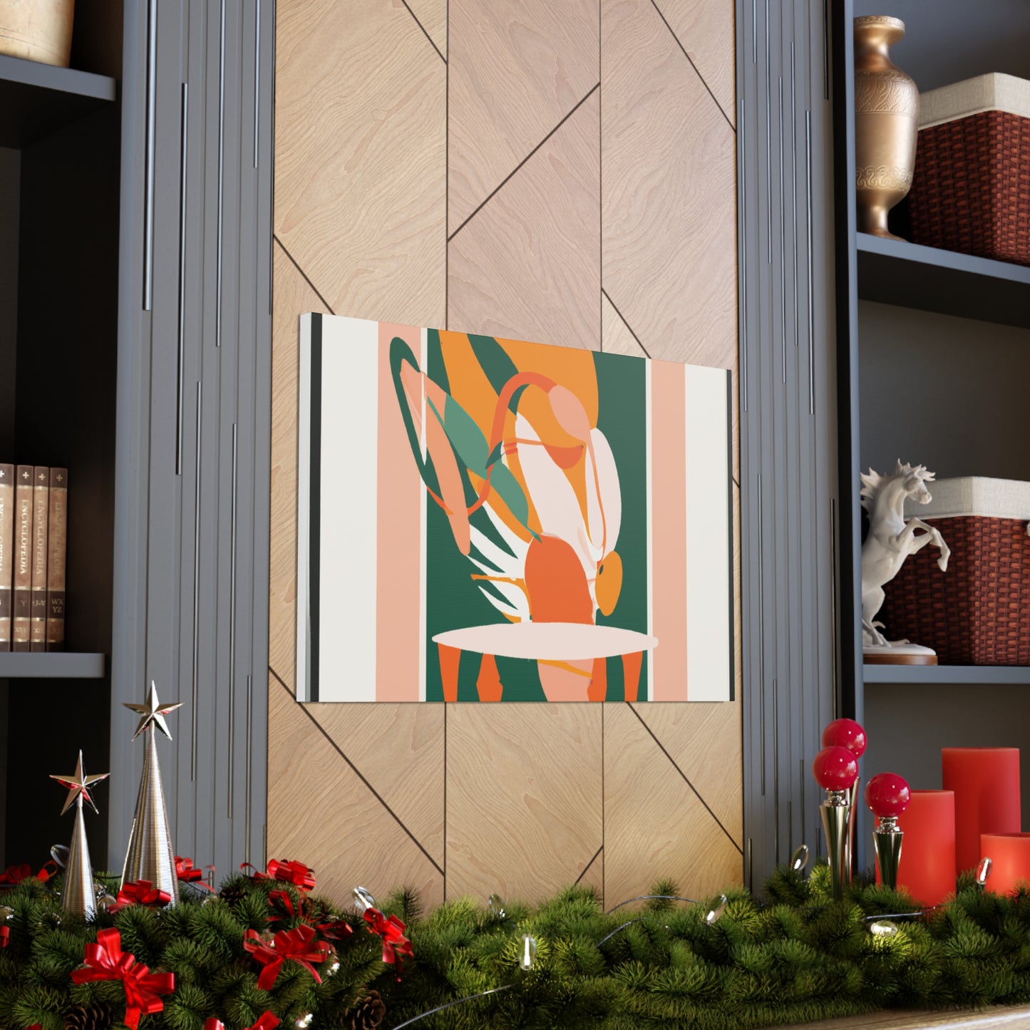 Flamingote - Midcentury Canvas