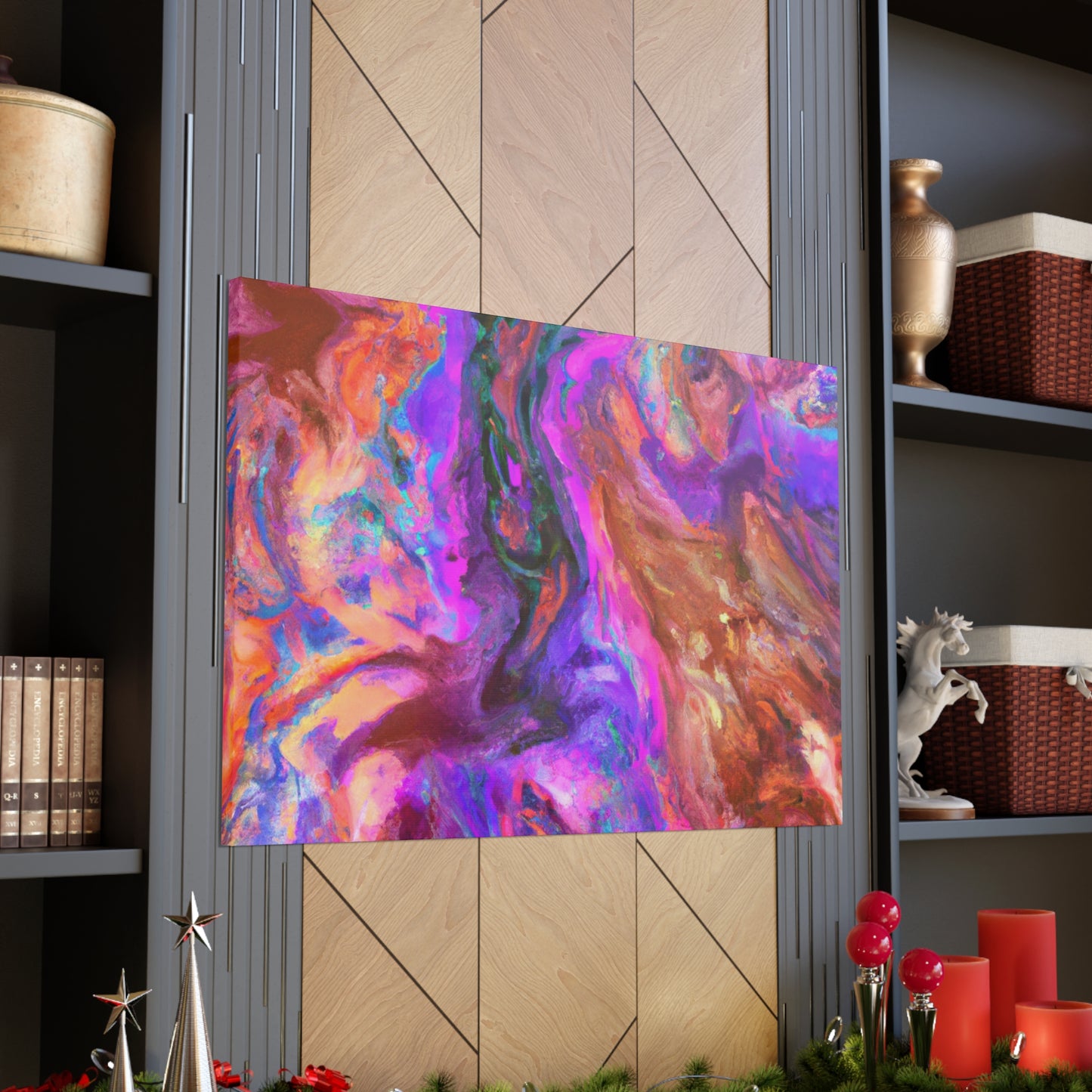 Flowing Color - Canvas - Abstract