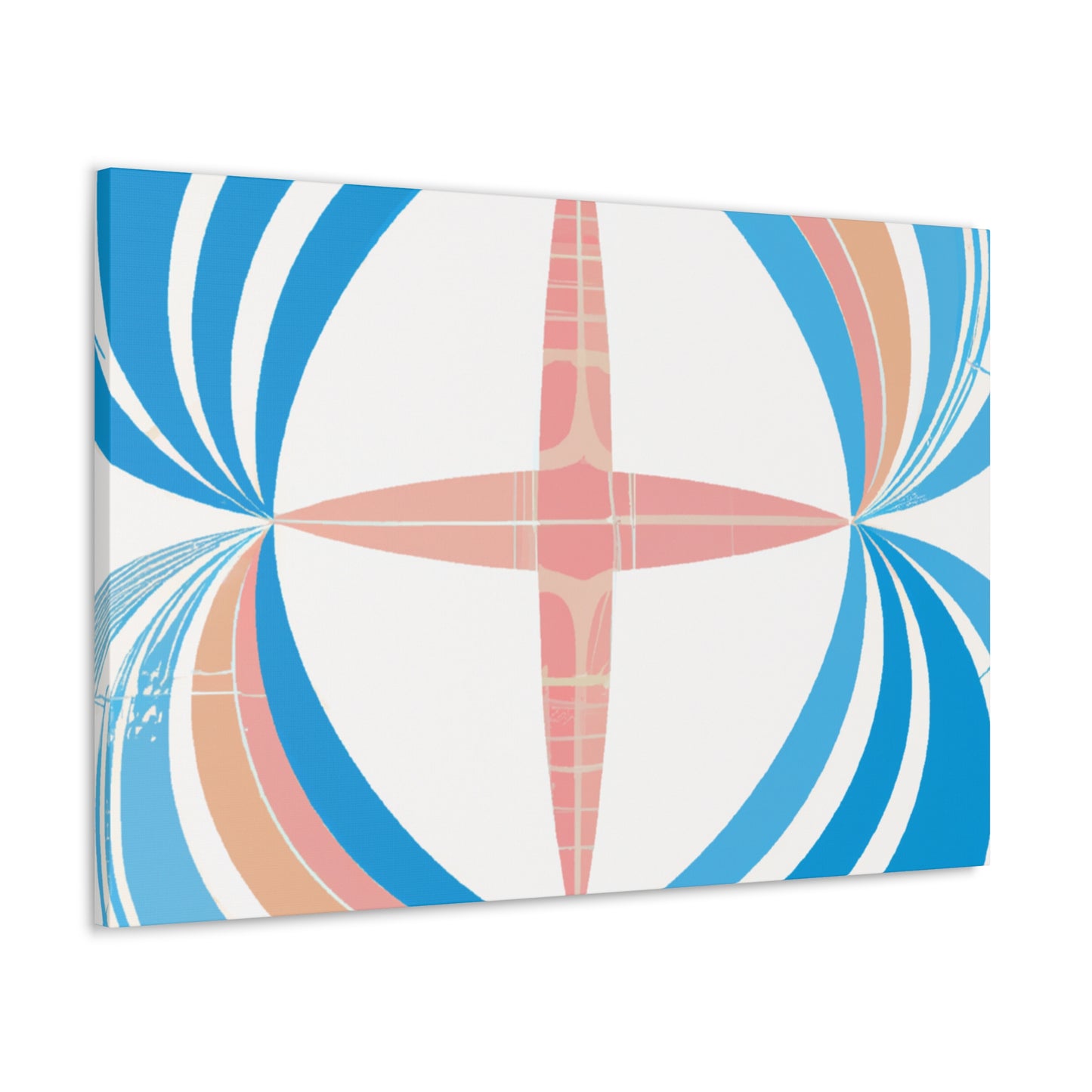 Sunburst Bubblegum- Midcentury - Canvas