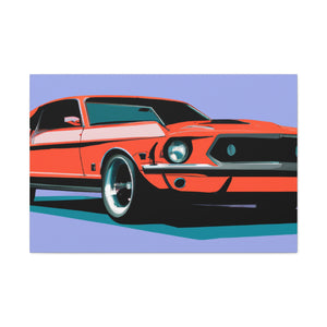 Rumble Rider - Automobile - Canvas