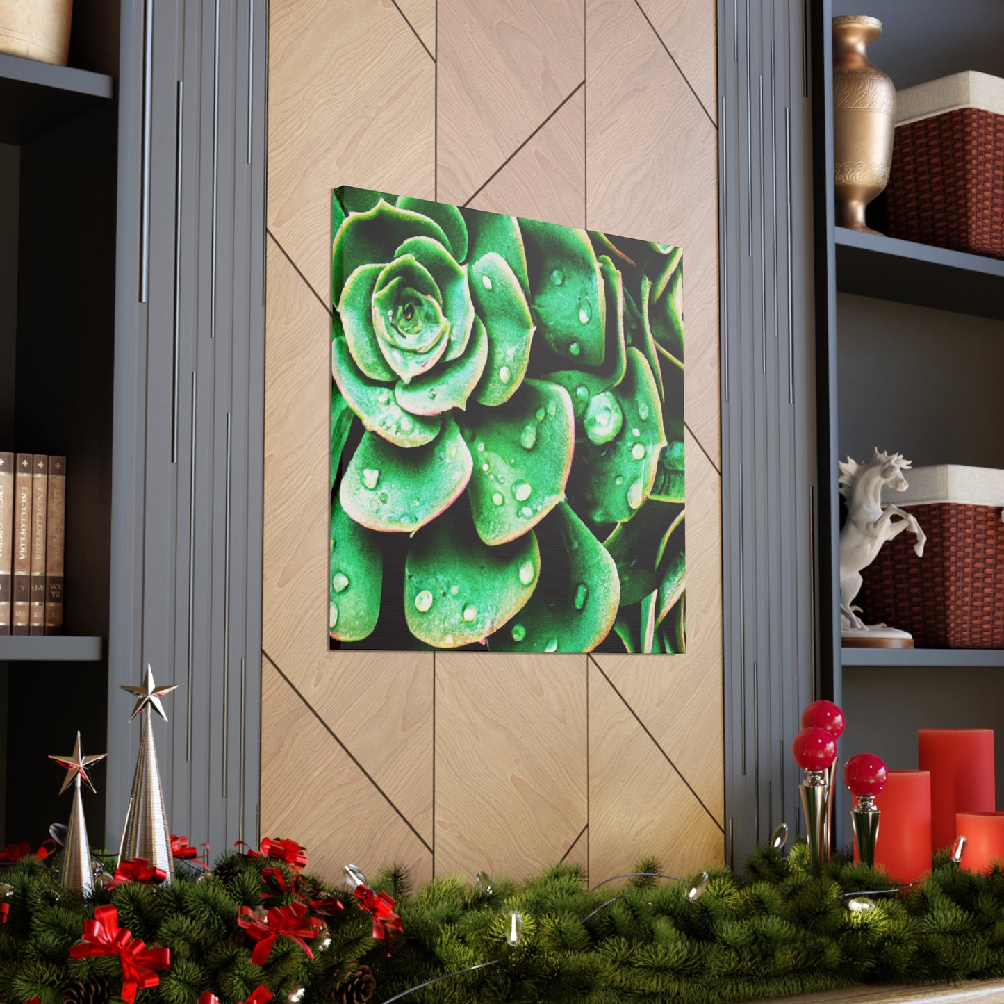 "Garden Splendor" - Canvas - Succulent