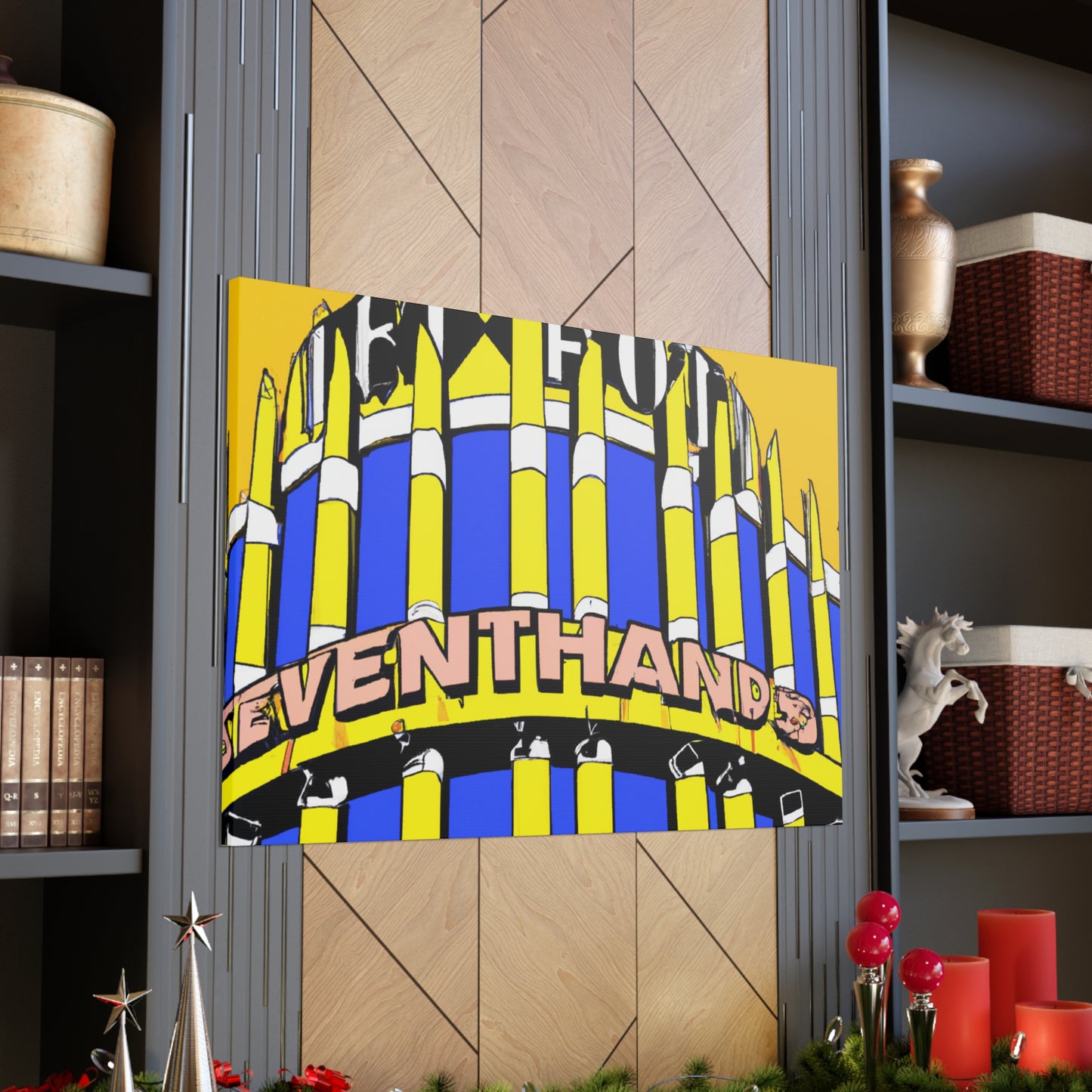 Column Town - Canvas Pop art
