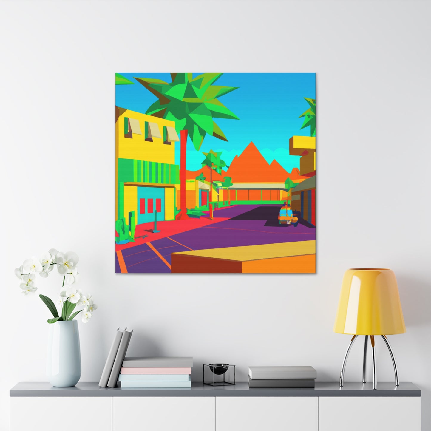 Desert Dreamscape - Architectural - Canvas