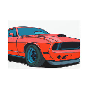 The Inferno- Automobile - Canvas