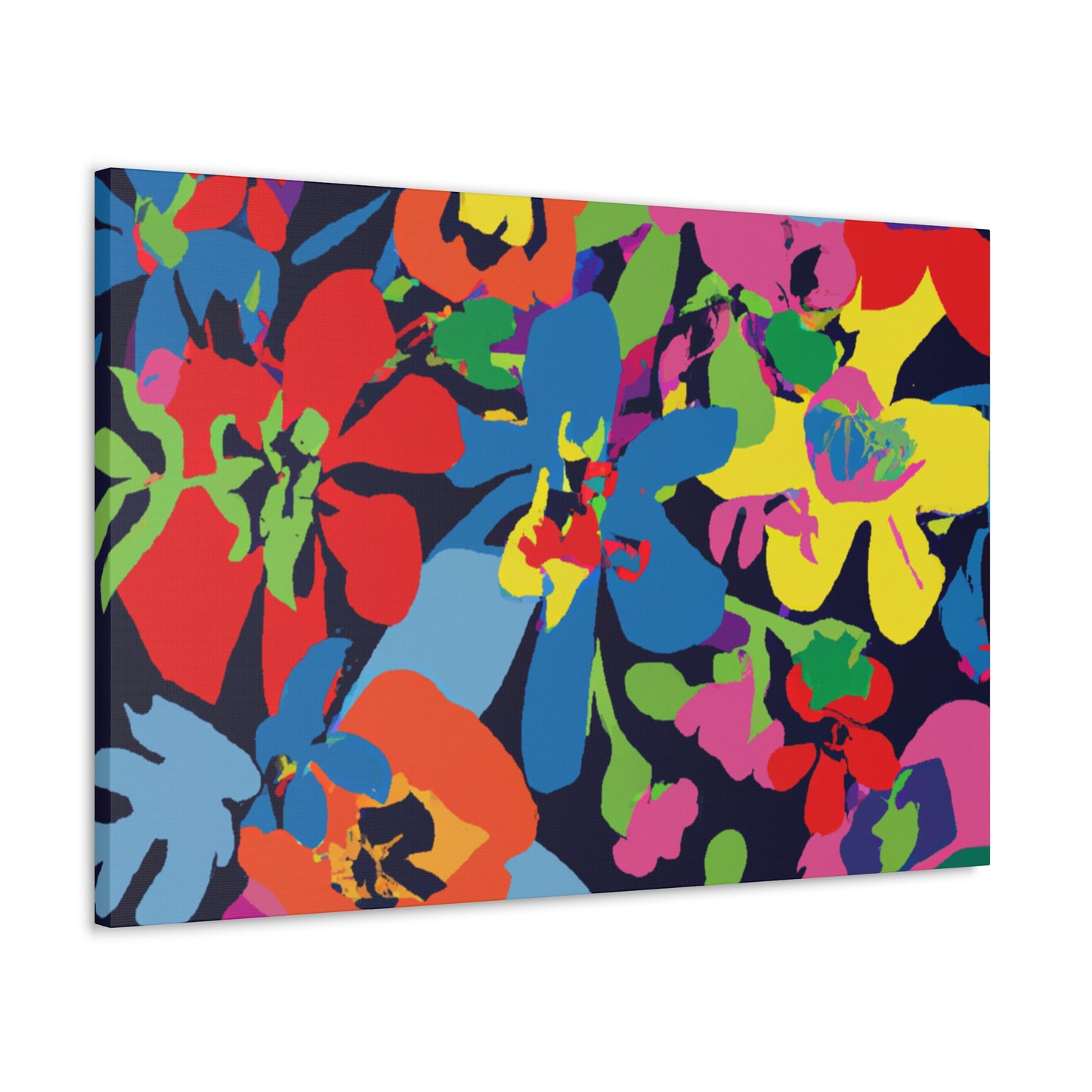 Flower Power Petal Push: - Floral Canvas