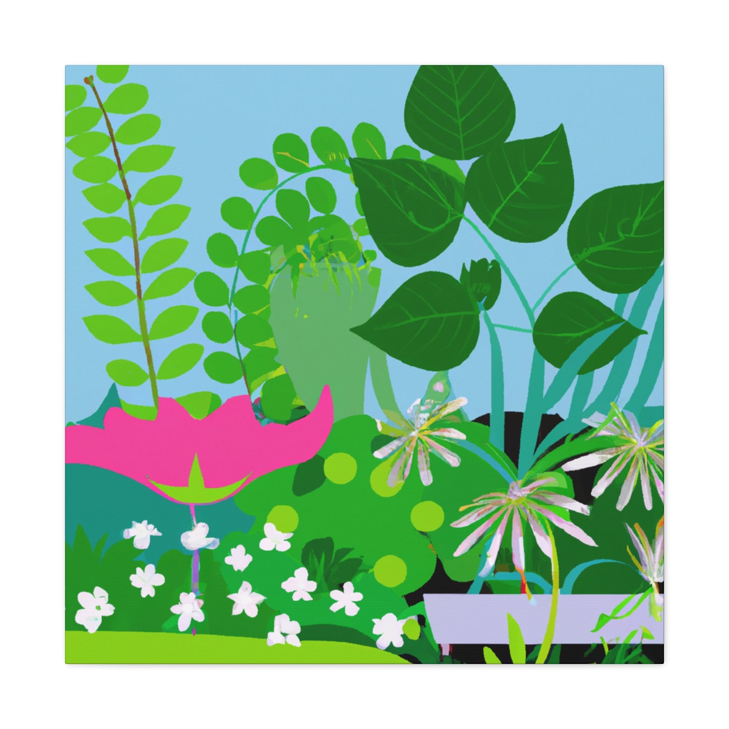 Gardenia Oasis - Landscape - Canvas