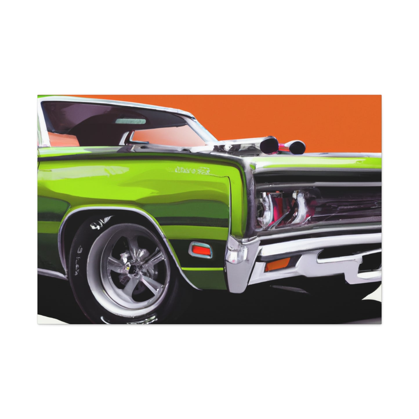 T-Bucket Thunder - Automobile - Canvas