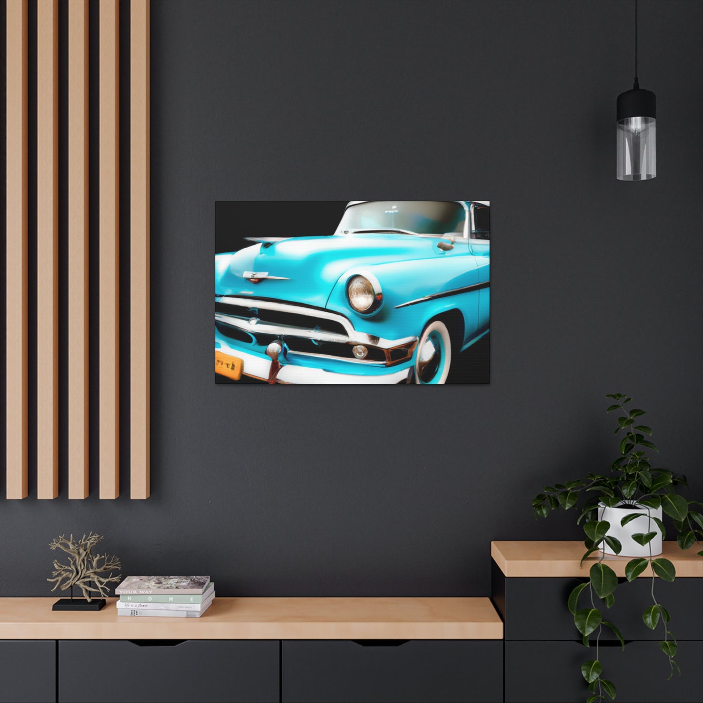 "Marine Marvel" - Automobile Canvas