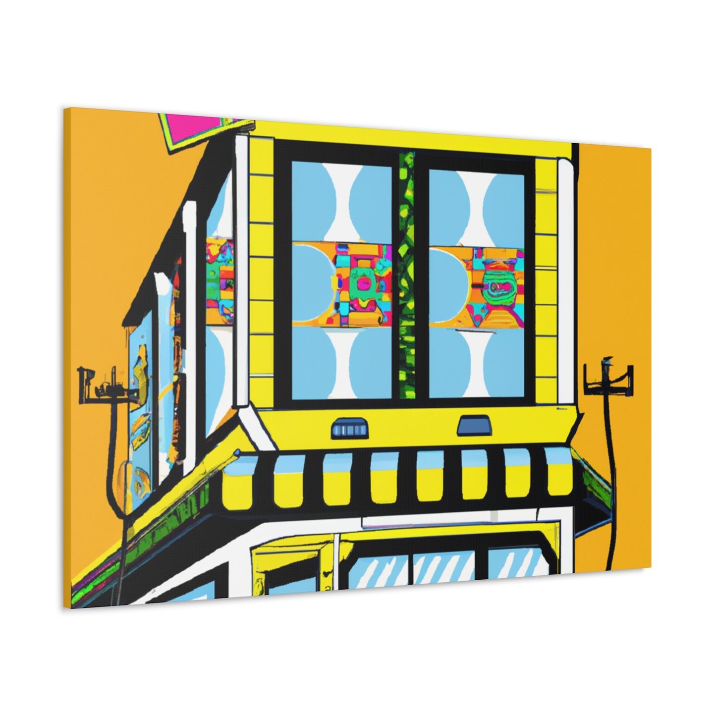 Moonshine Milkshake Parlor - Canvas - Pop Art