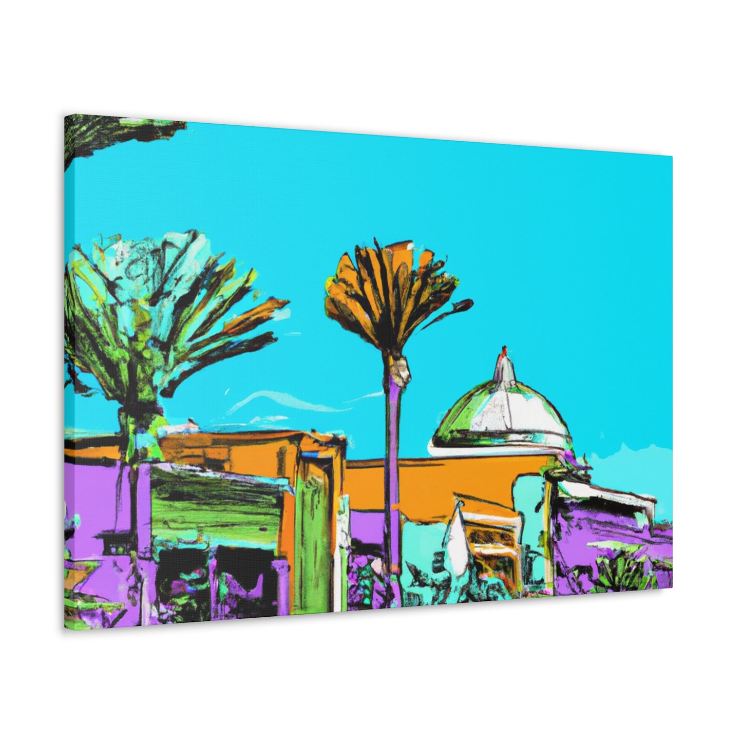 Oasisville - Architectural - Canvas