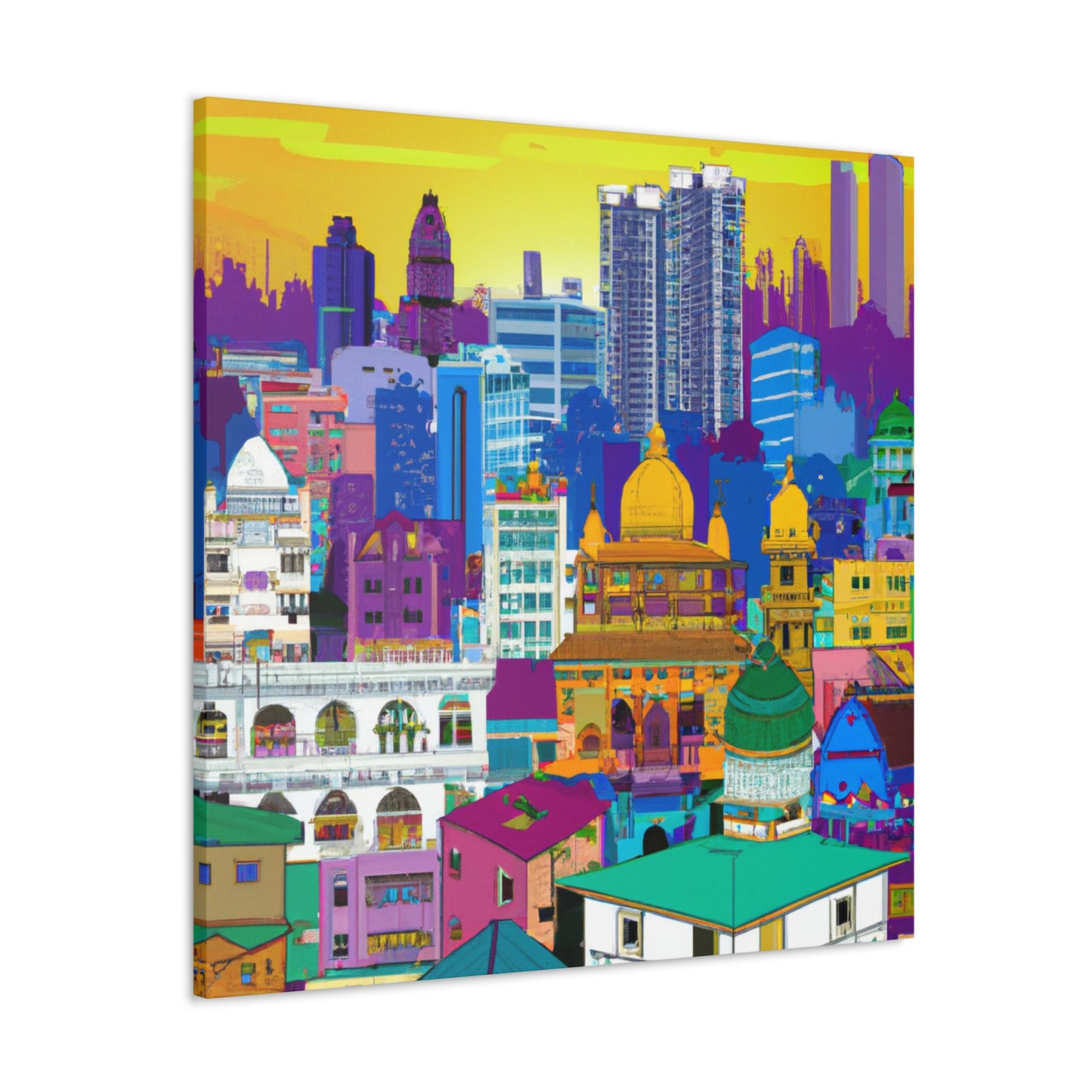 Taj Mahal - Destination India. - Canvas