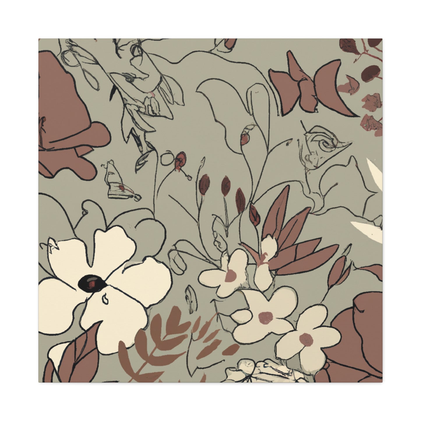 Primrose-Floral - Canvas