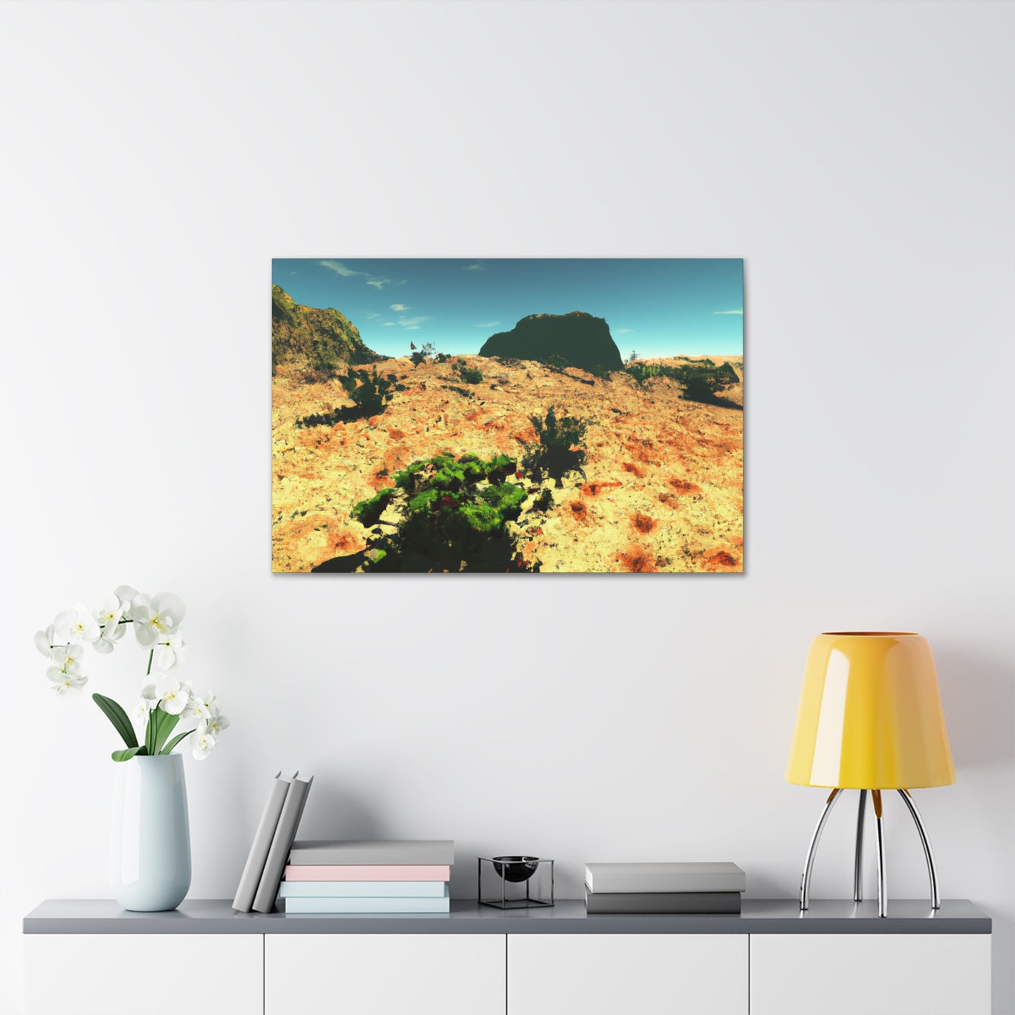 Desert Mirage-Landscape - Canvas