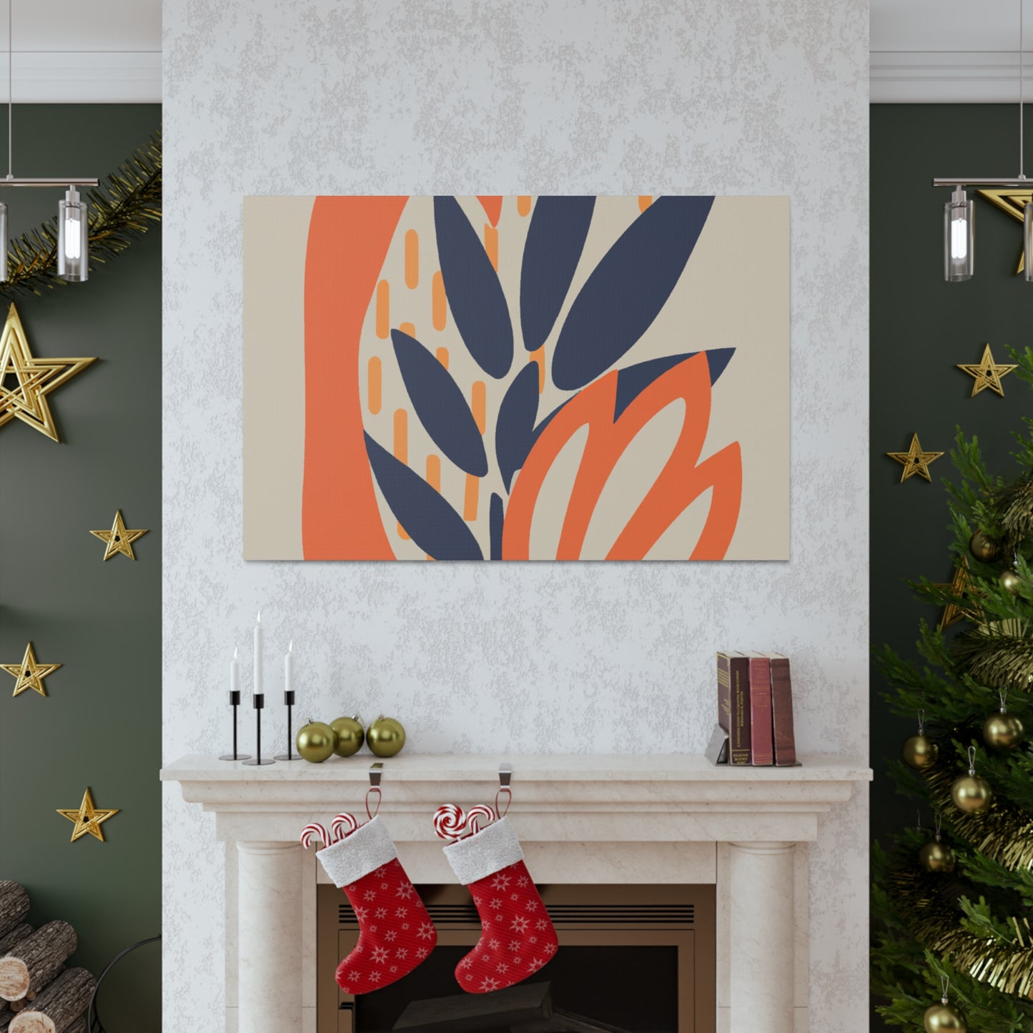 Blooming - Midcentury Floral Canvas