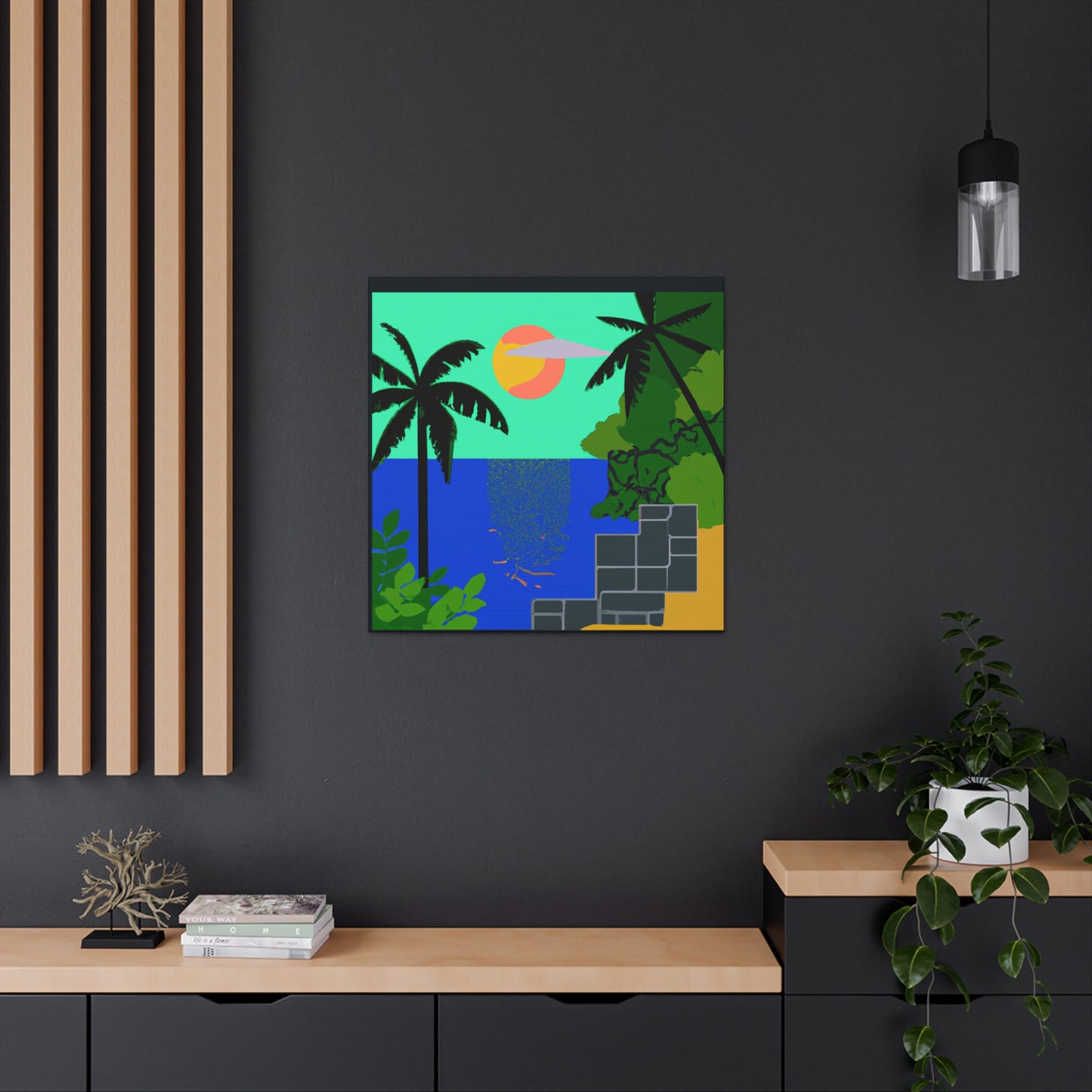 Prickleback- Midcentury Canvas