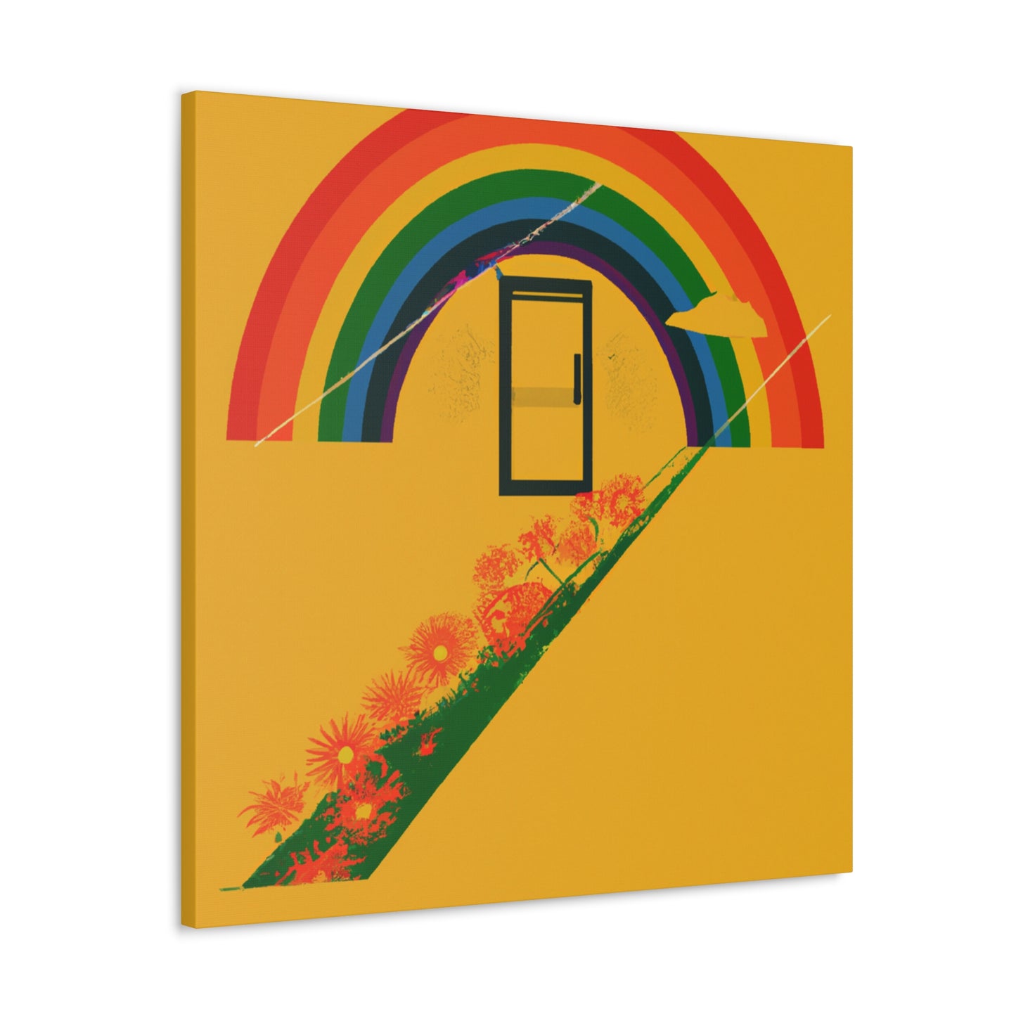 Rainbow Tranquility - Minimalism - Canvas