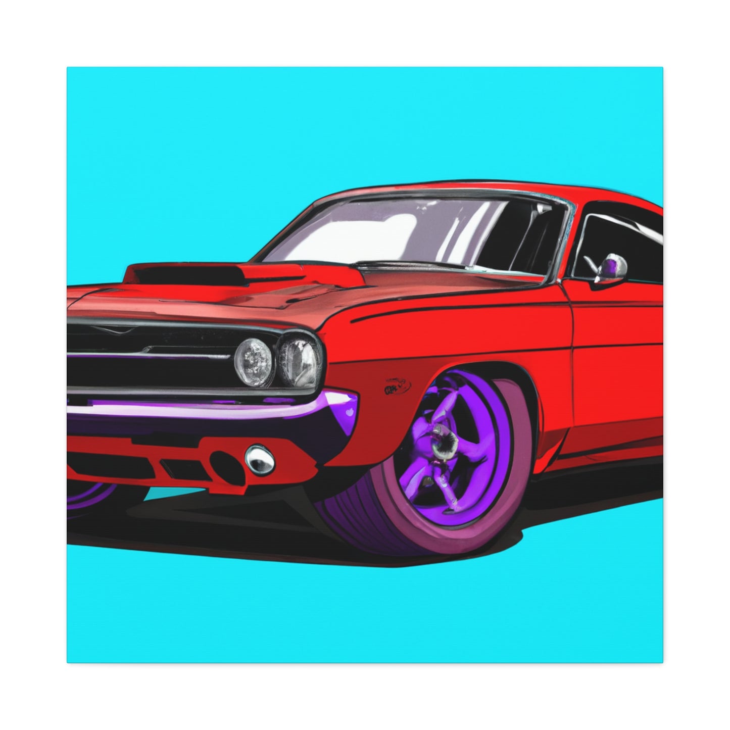 Rattlesnake Roadster - Automobile - Canvas