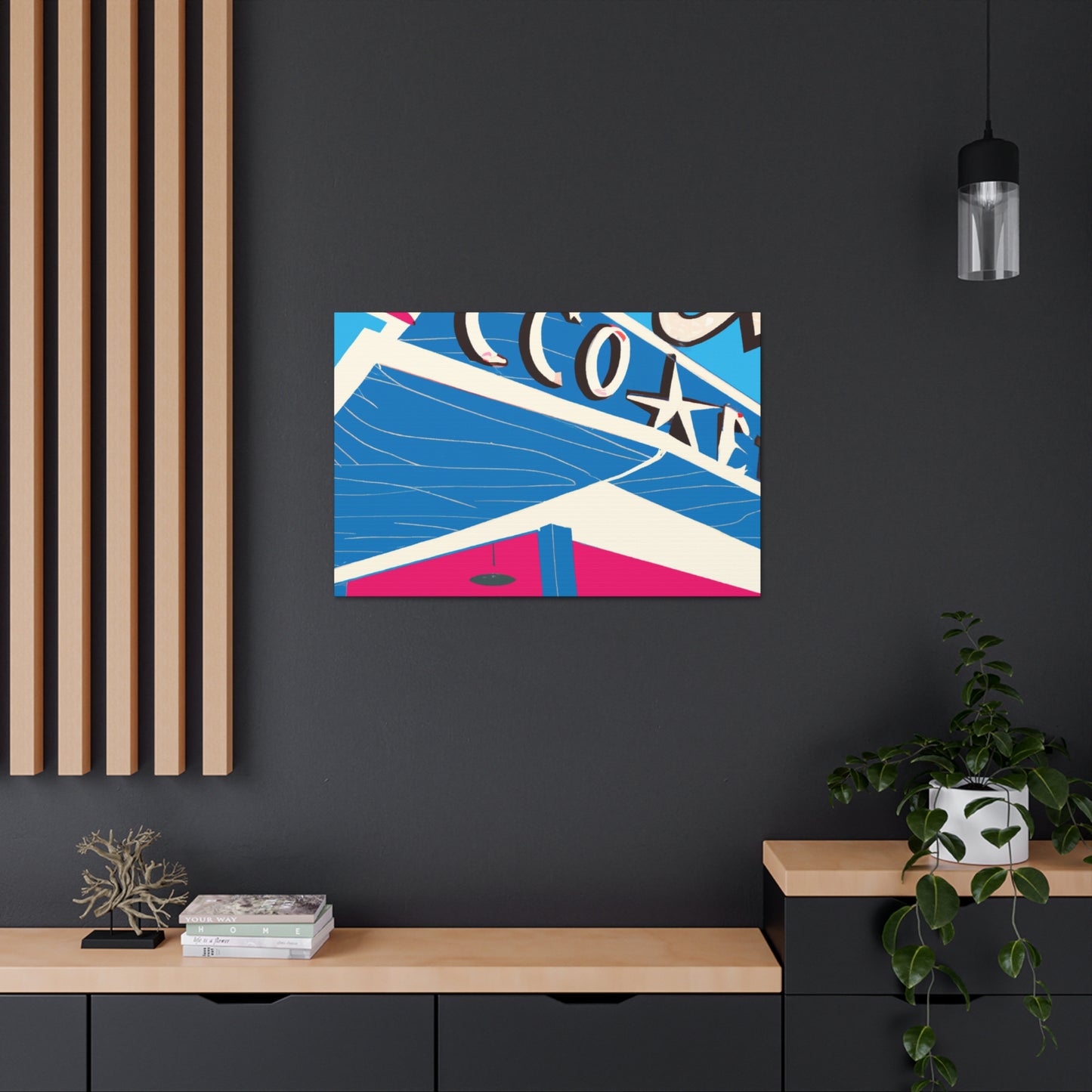 Sock-Hop Motel and Karaoke Lounge - Canvas - Pop Art