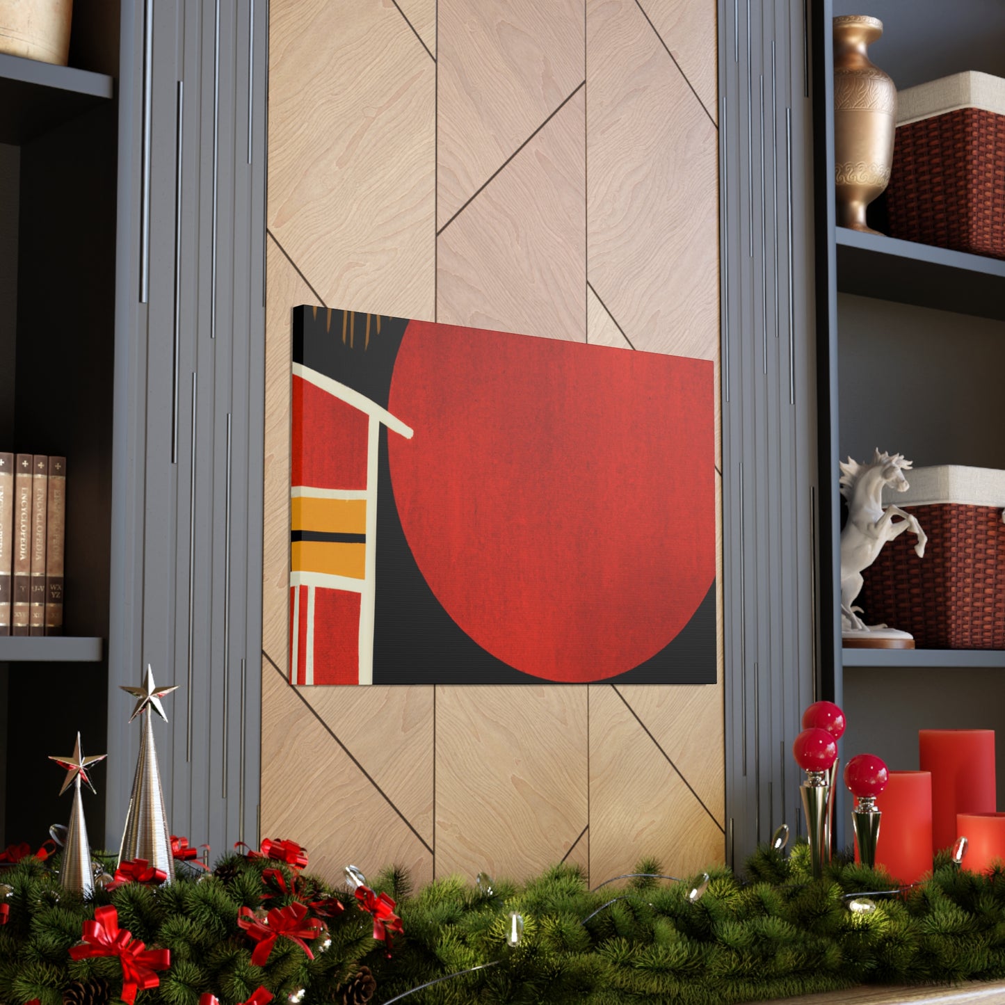 Sandyblaze Moon - Midcentury Canvas