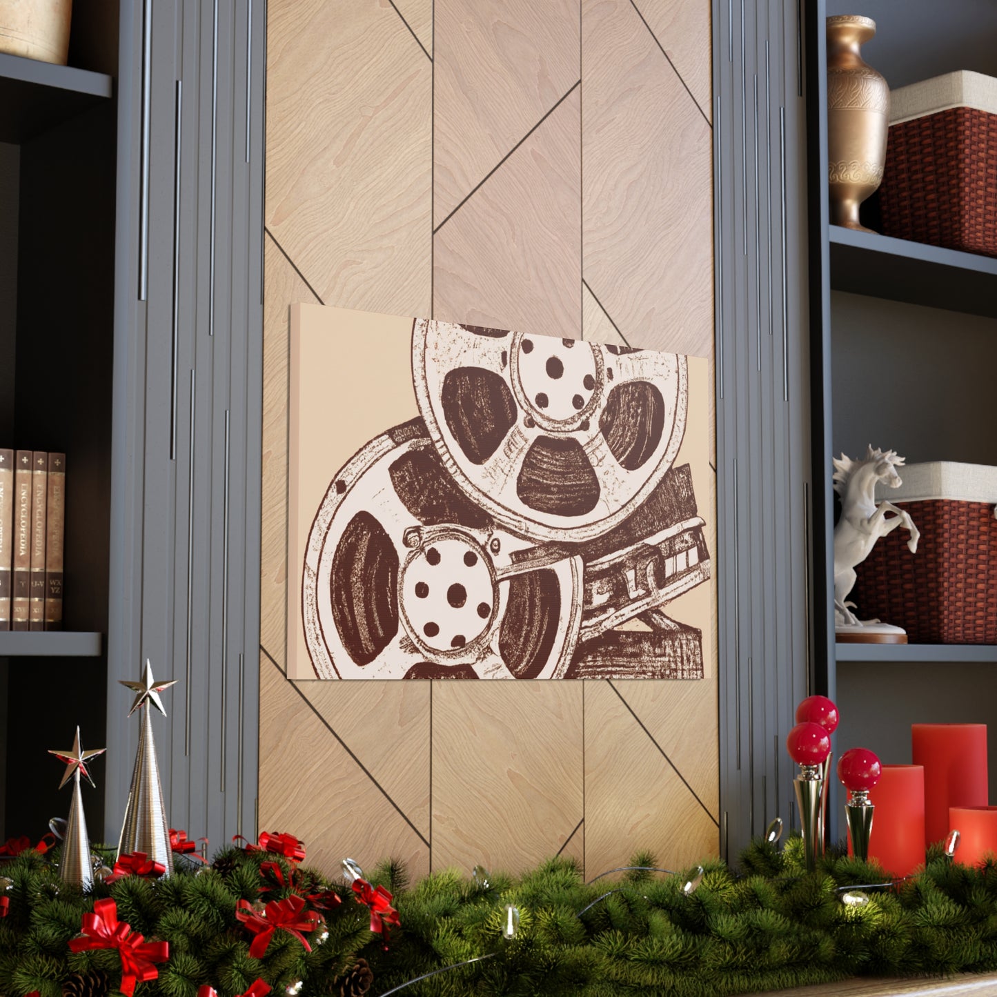 Reel Smashers - Retro Music and Film Canvas