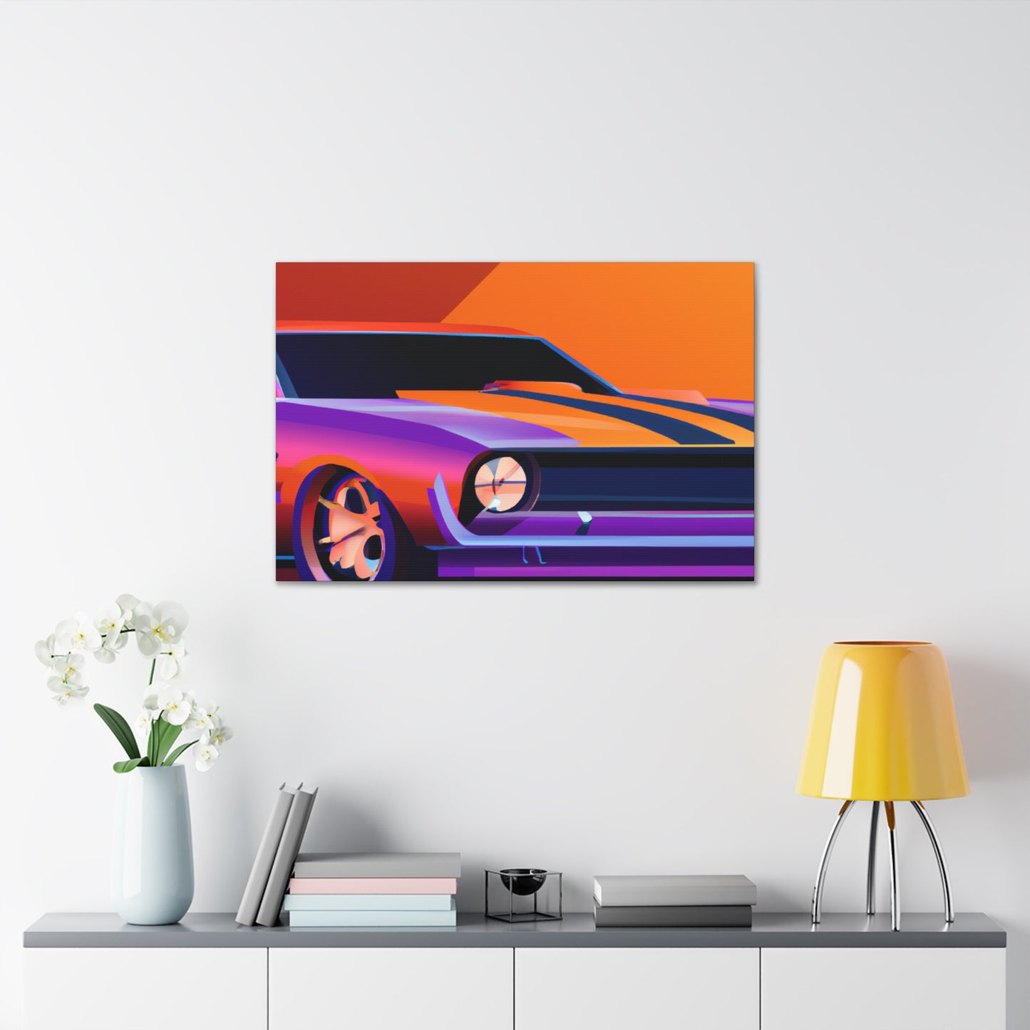Chopper Rebel - Automobile. - Canvas
