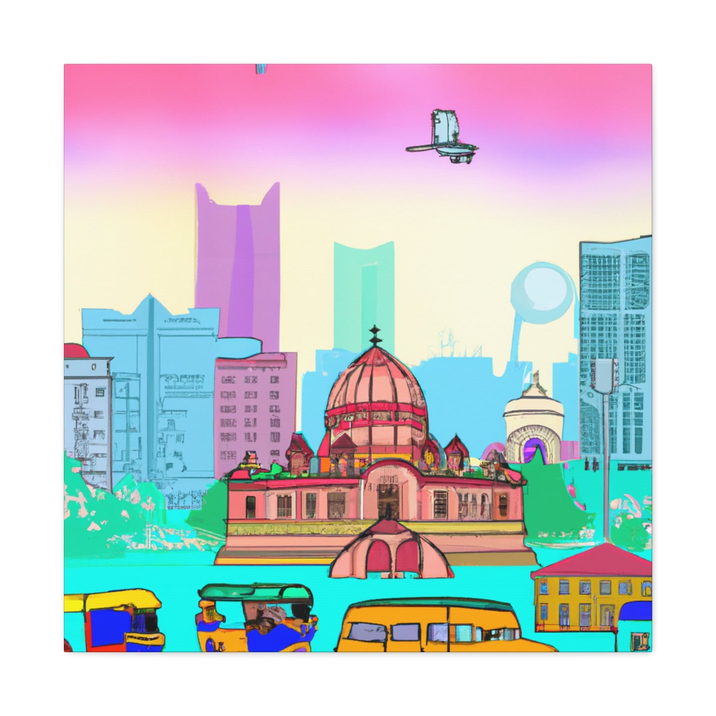 Ajanta Caves - Destination India - Canvas