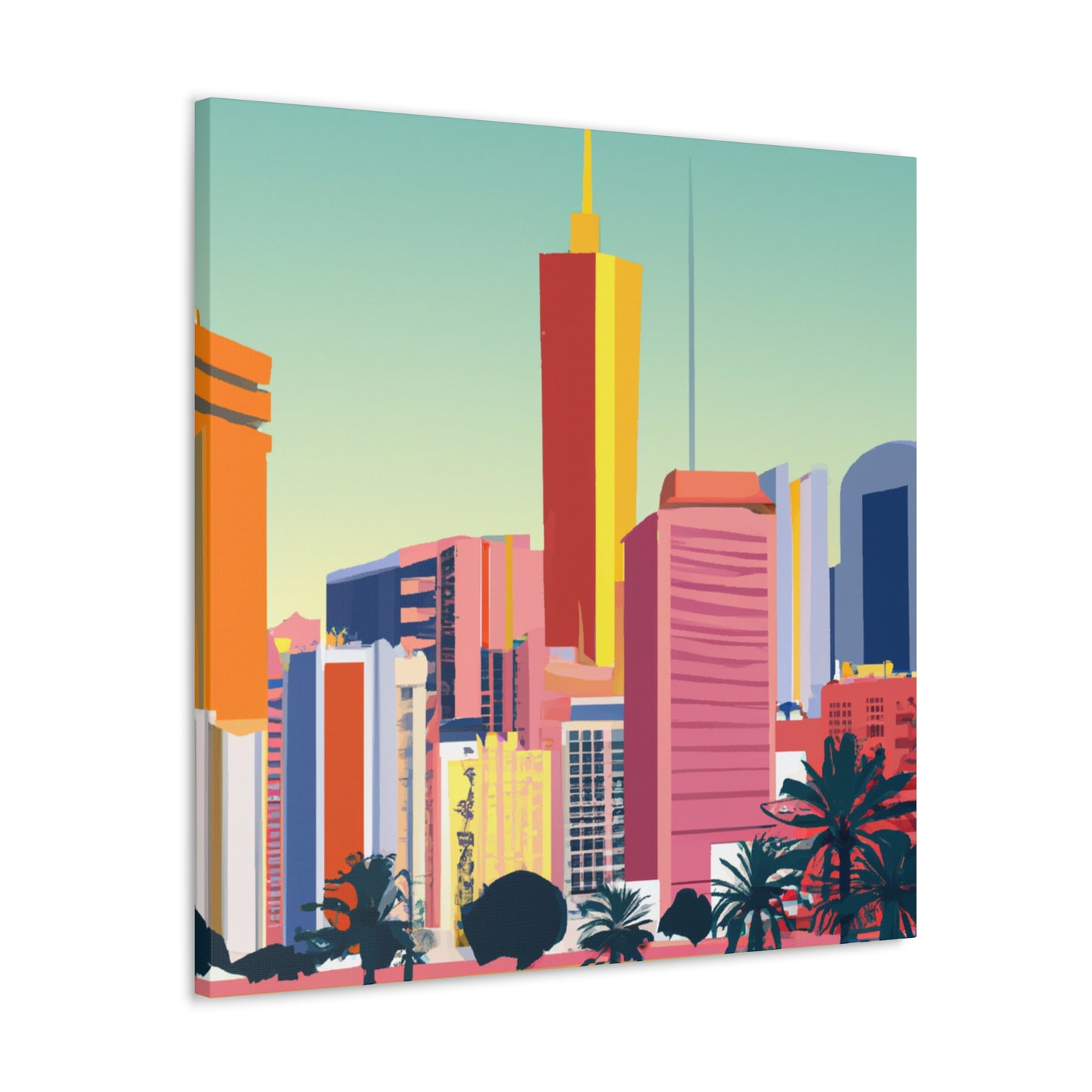 Oasis Elegance - Middle East - Canvas