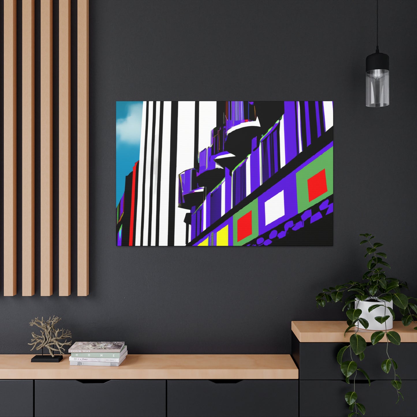 Lola's Fifties Follies. - Architectural Canvas Pop Art