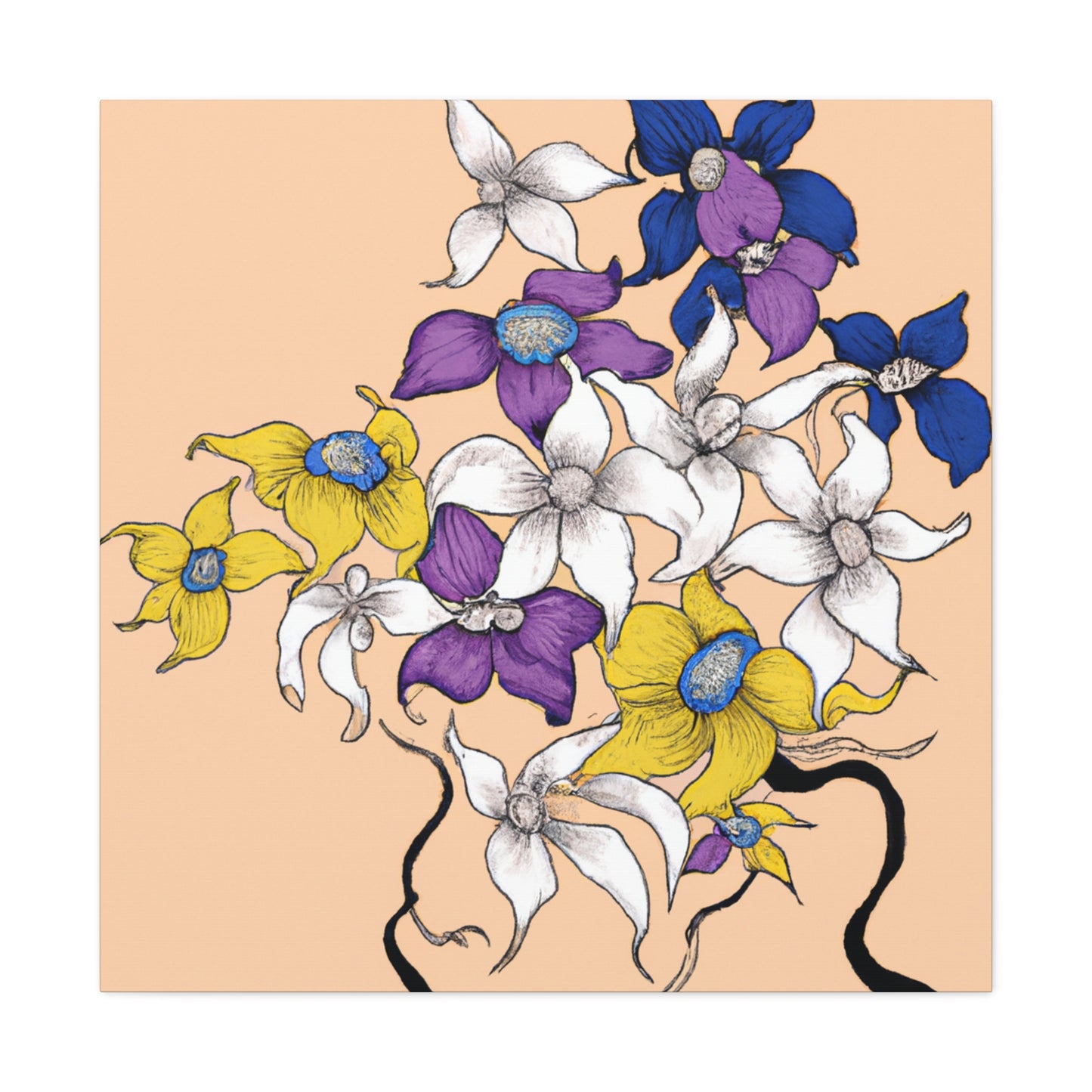 Rosalie - Floral - Canvas