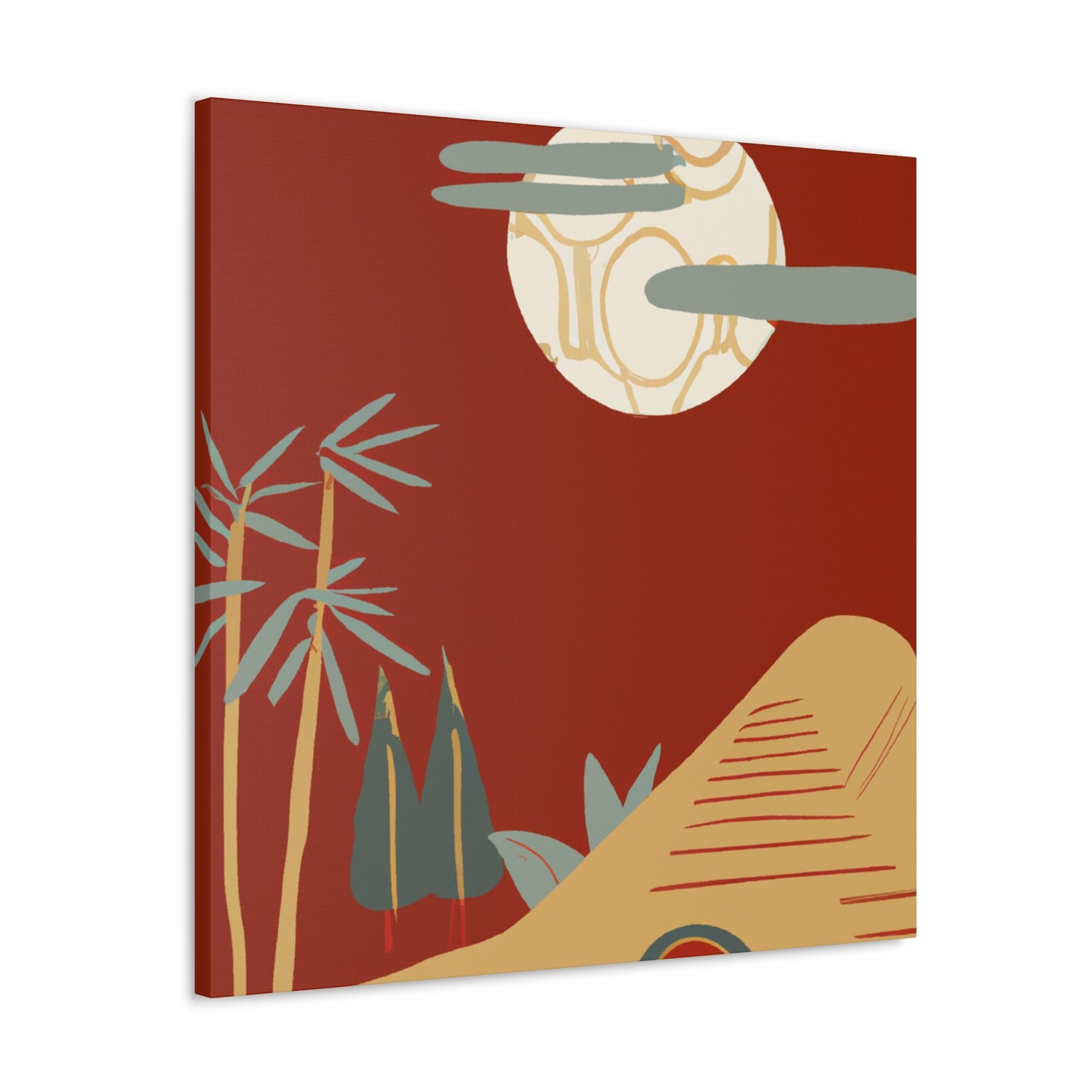 "Retro Refuge - Midcentury" - Canvas