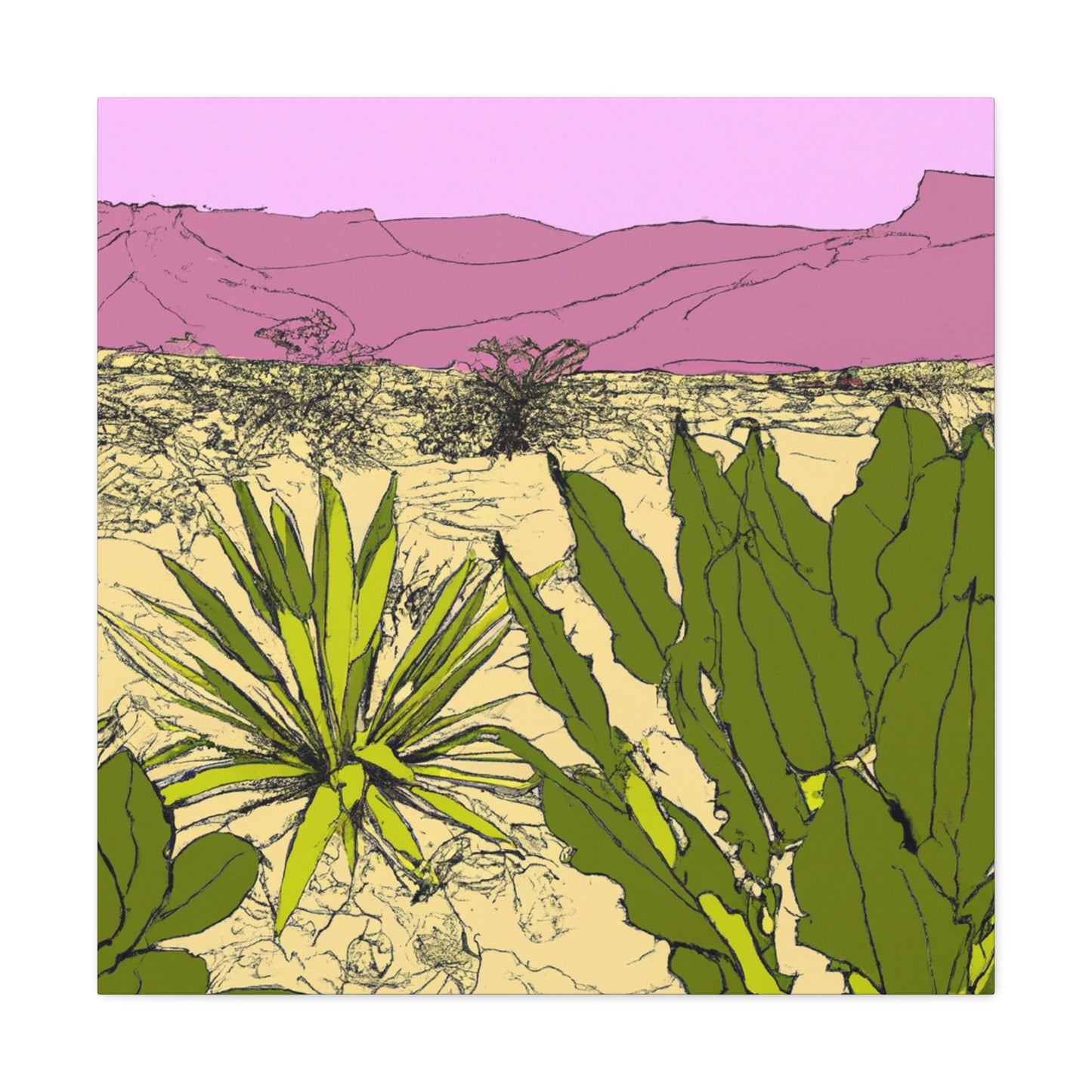 Dune-scape Landscape - Canvas