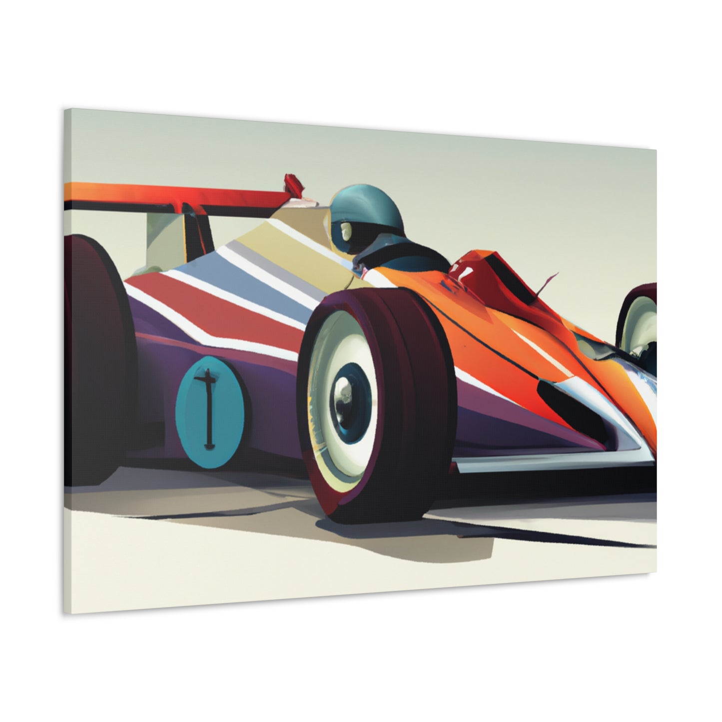 Hot Rodder Thunder - Automobile - Canvas