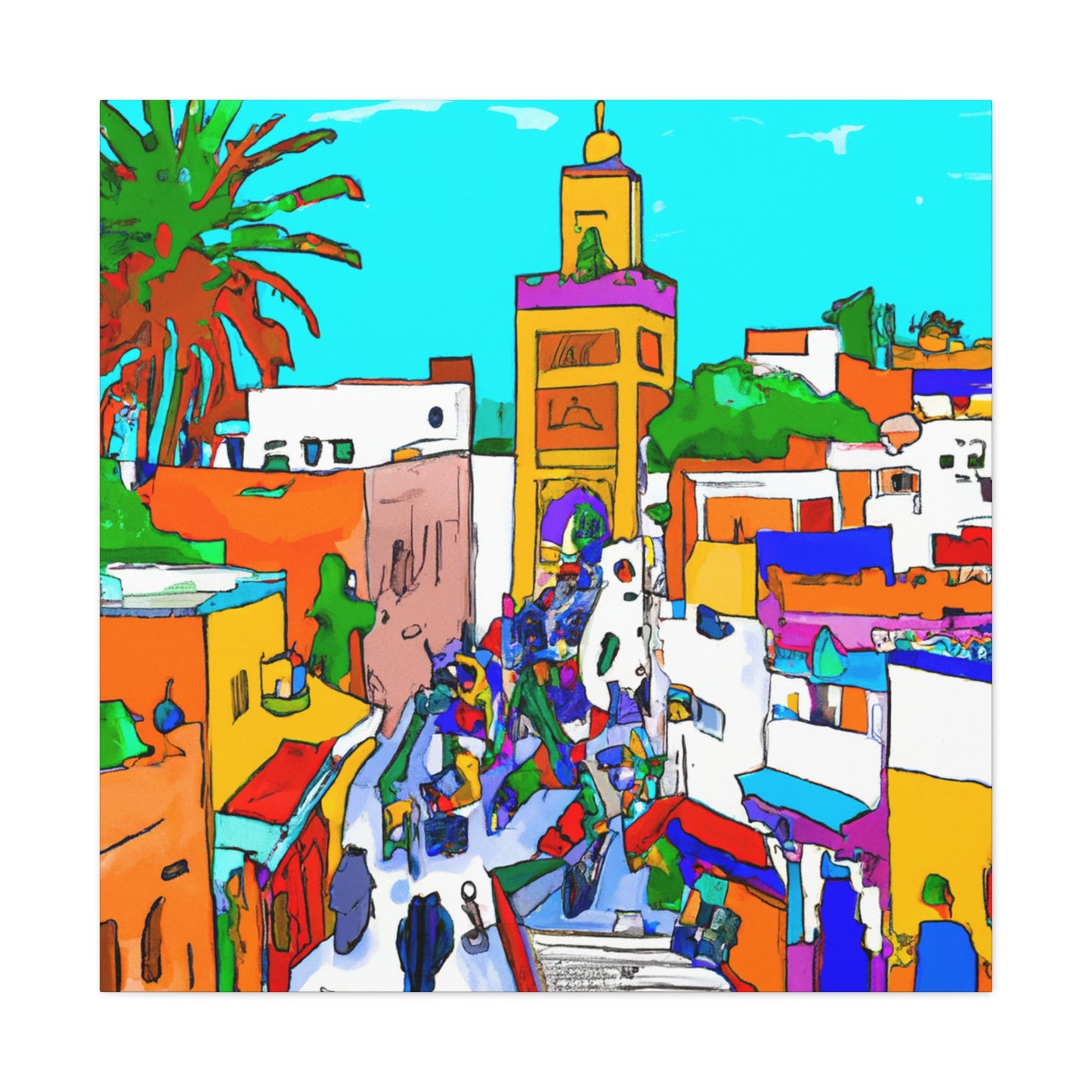 Ibrahim Al-Hassine - Morraco - Canvas